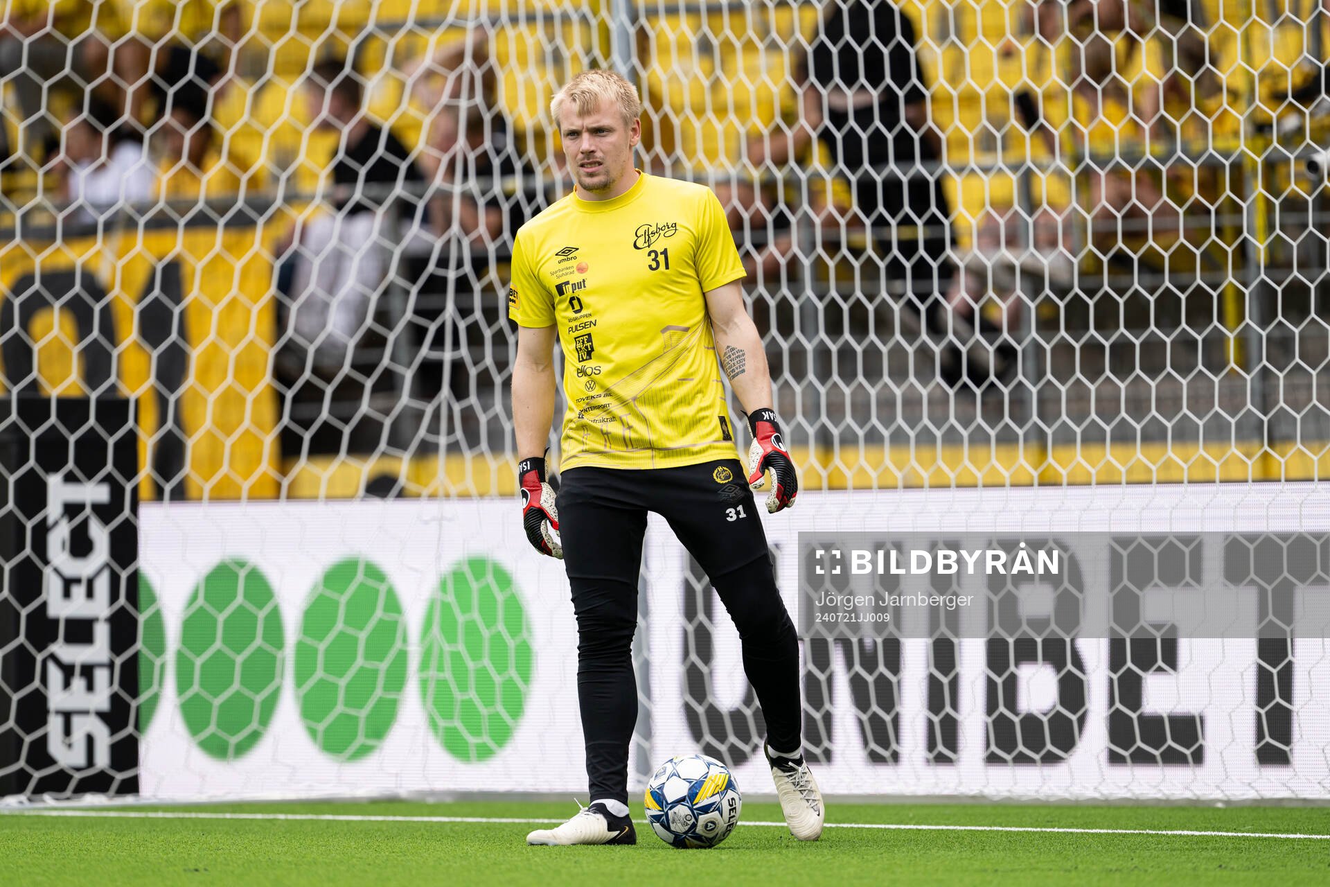 Elfsborgs målvakt Isak Pettersson