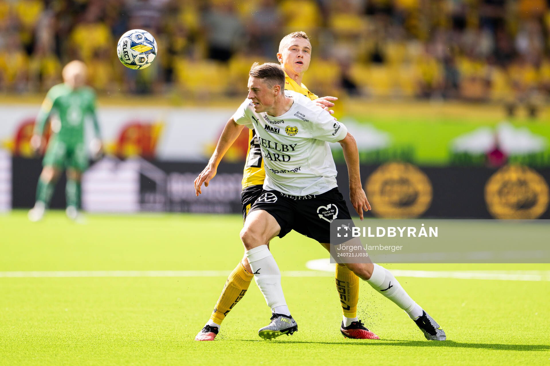 Mjällbys Herman Johansson och Elfsborgs Sebastian Holmen