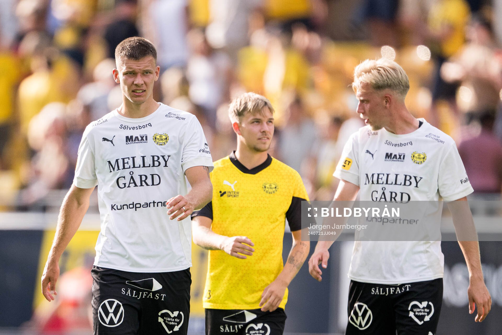 Mjällbys Arvid Brorsson , Filip Åkesson Linderoth och