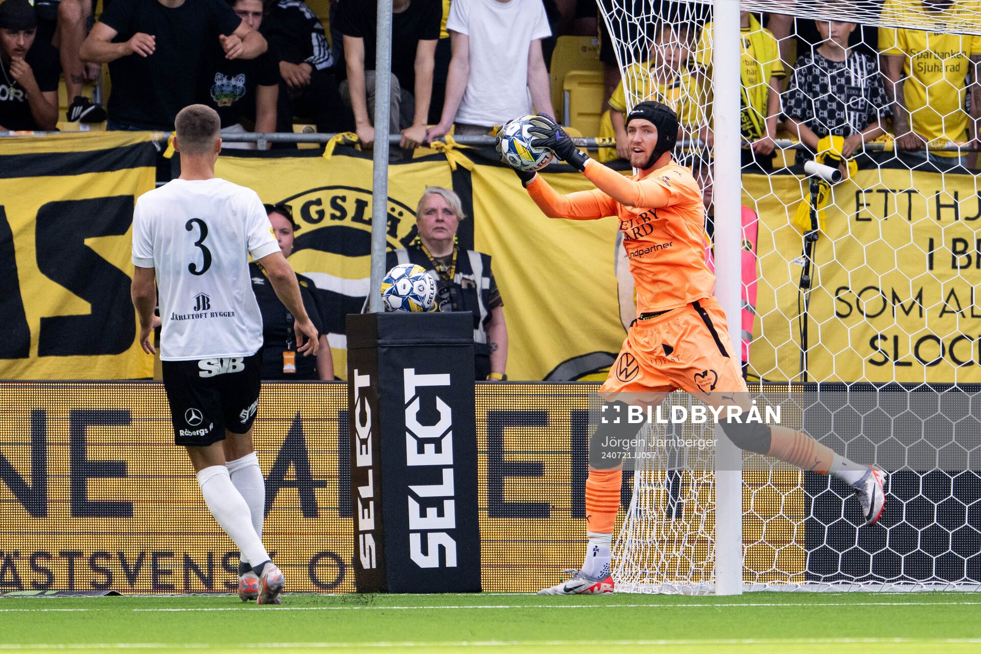 Mjällbys målvakt Noel Törnqvist