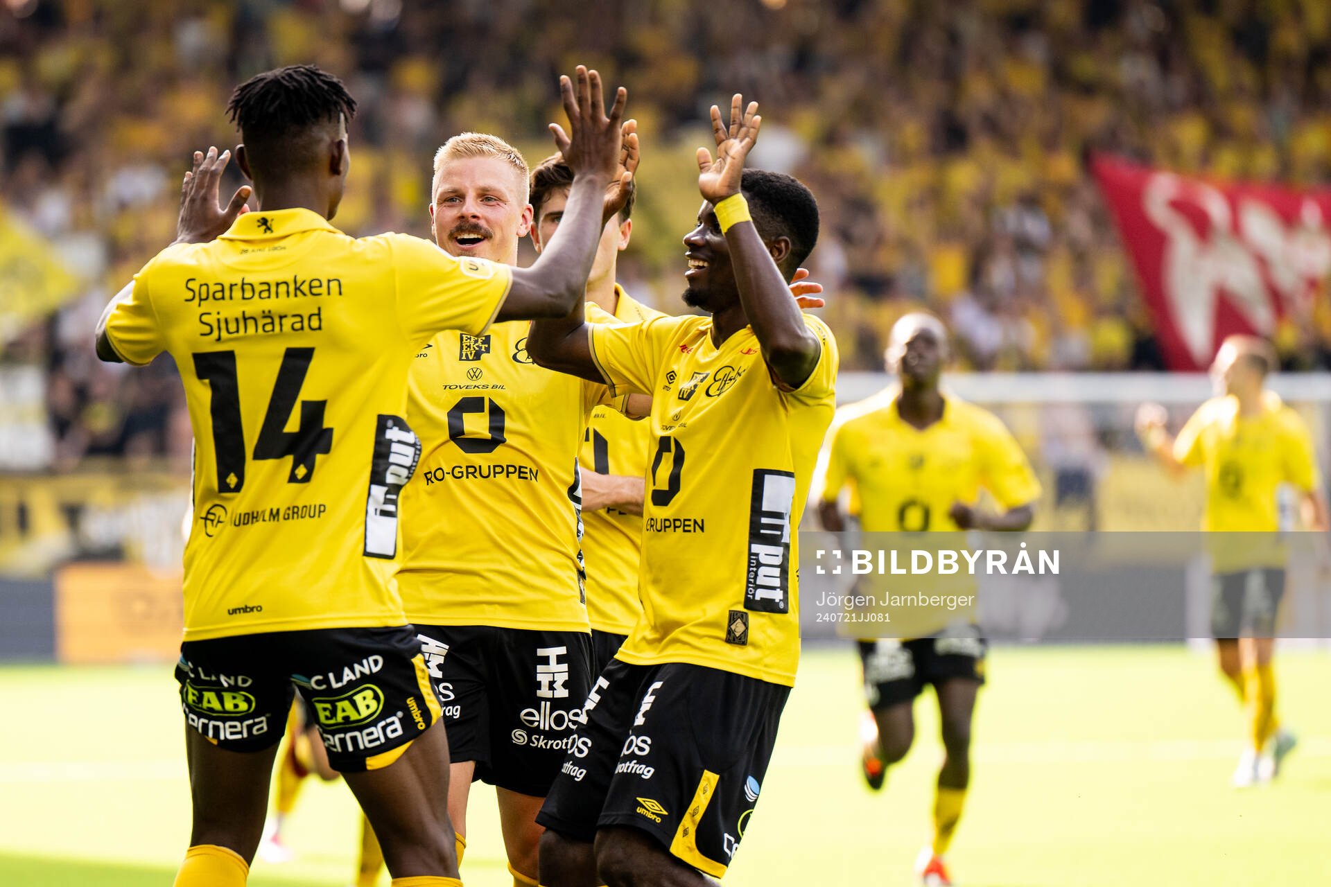 Elfsborgs spelare jublar