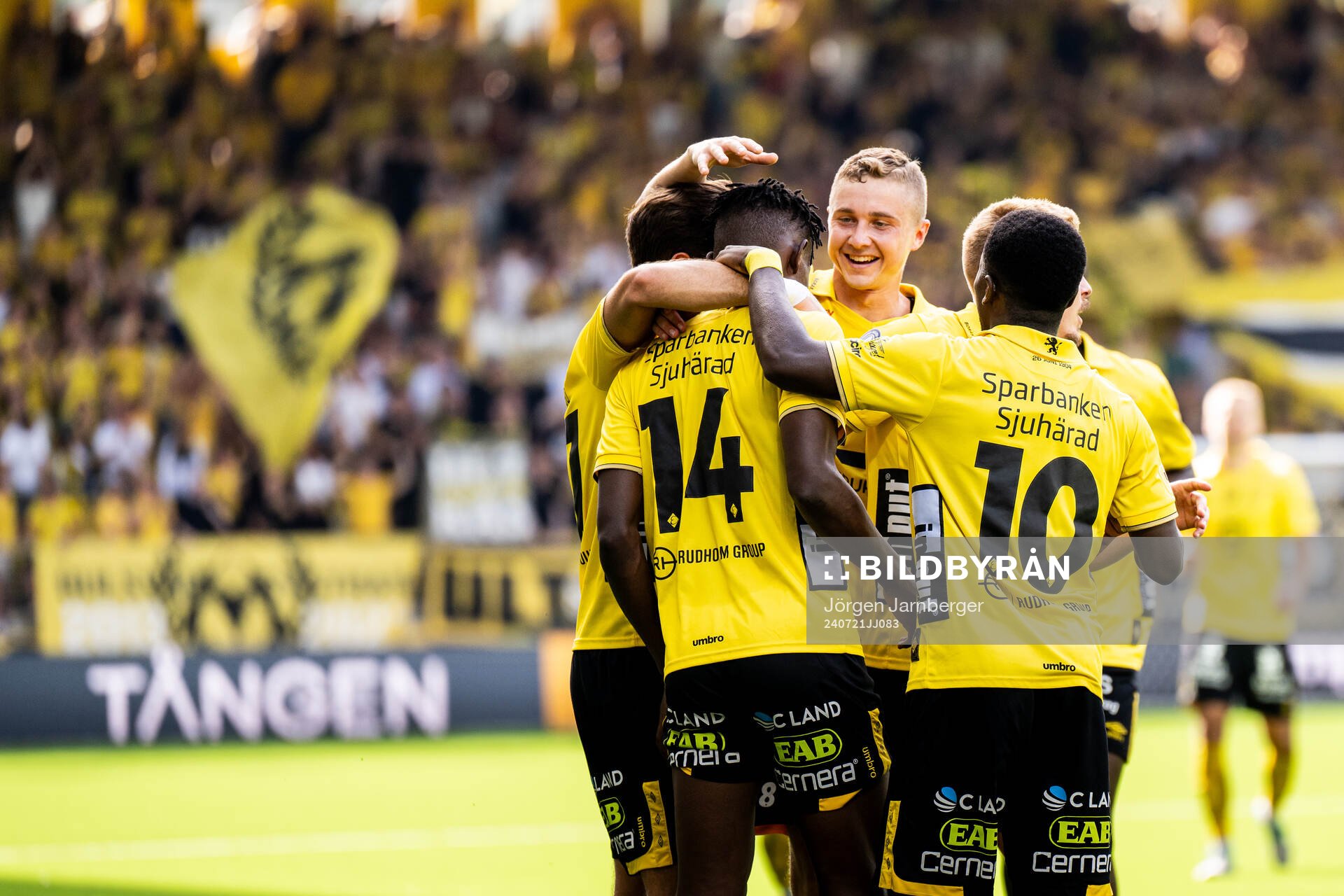 Elfsborgs Sebastian Holmen jublar