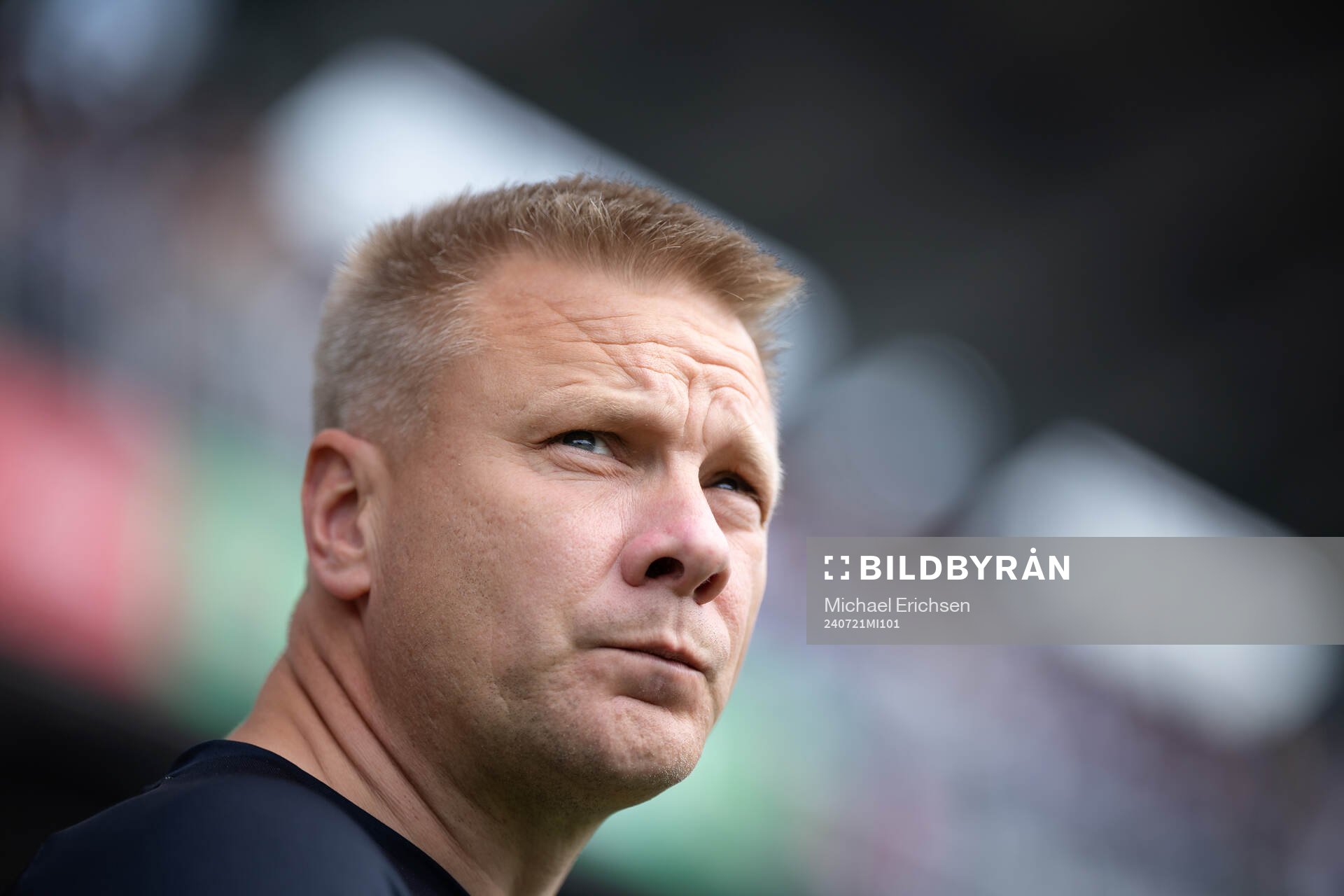 IFK Göteborgs tränare Stefan Billborn innan
