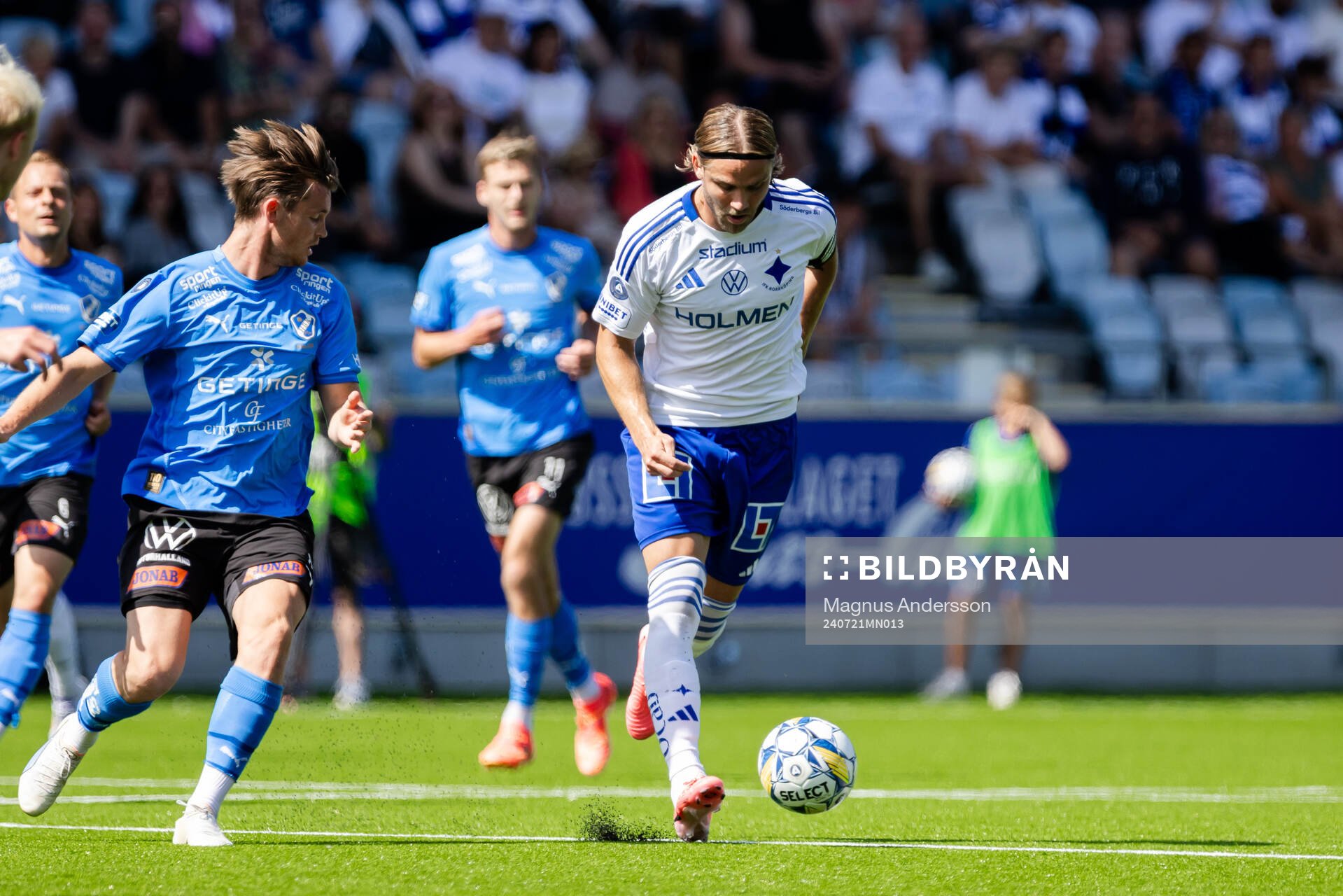 Halmstads Jonathan Svedberg och IFK Norrköpings