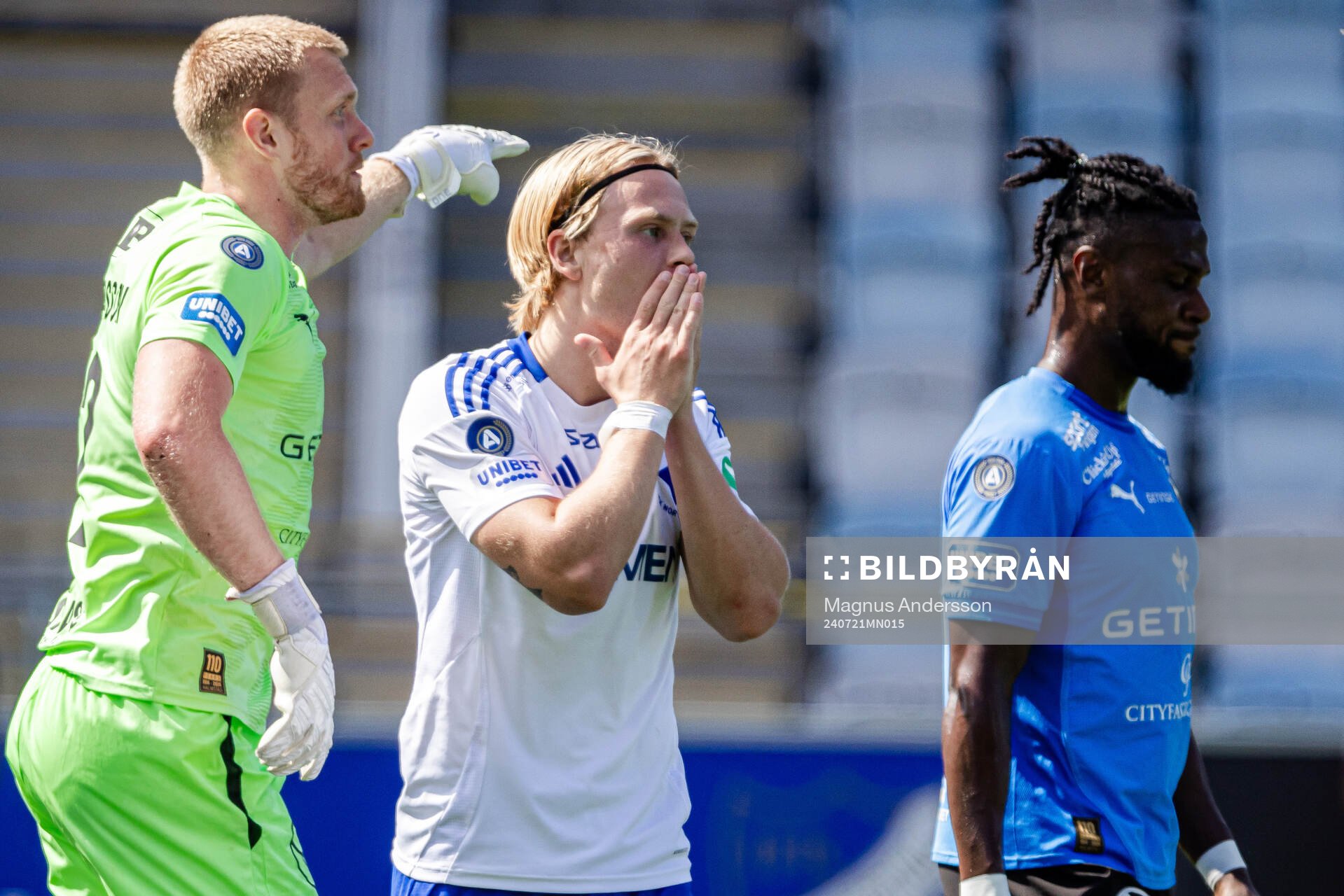 IFK Norrköpings Isak Andri Sigurgeirsson deppar
