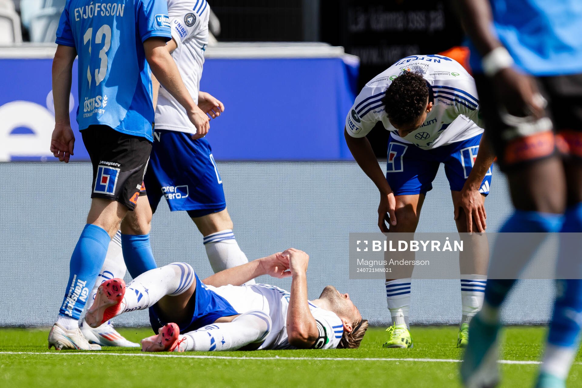 IFK Norrköpings Christoffer Nyman har ont
