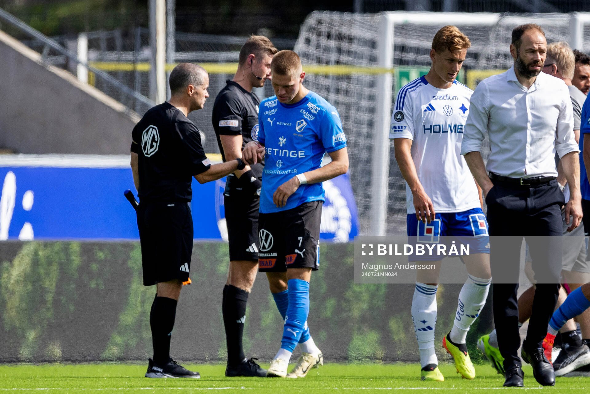 Halmstads Birnir Ingason deppar