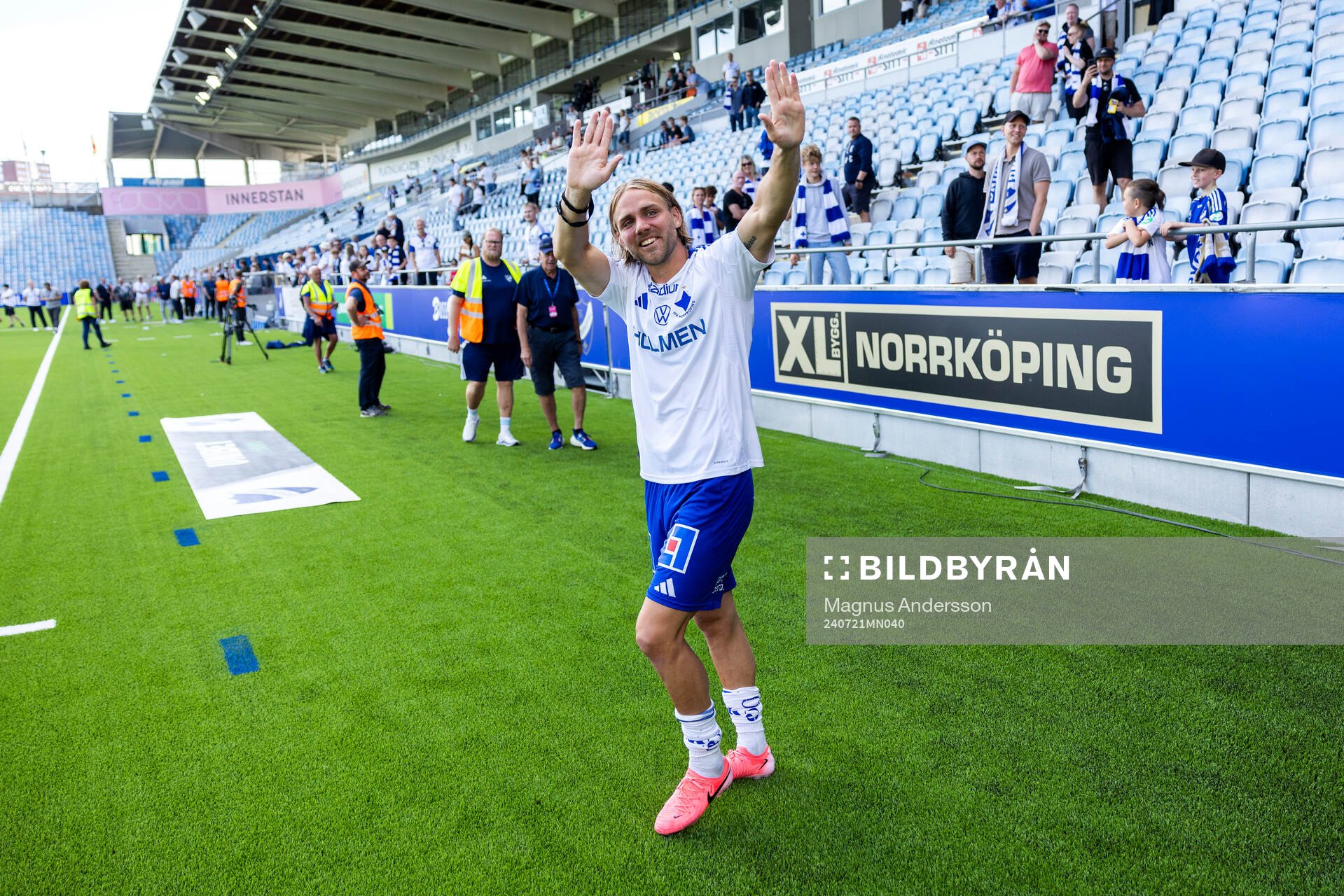 IFK Norrköpings Christoffer Nyman jublar
