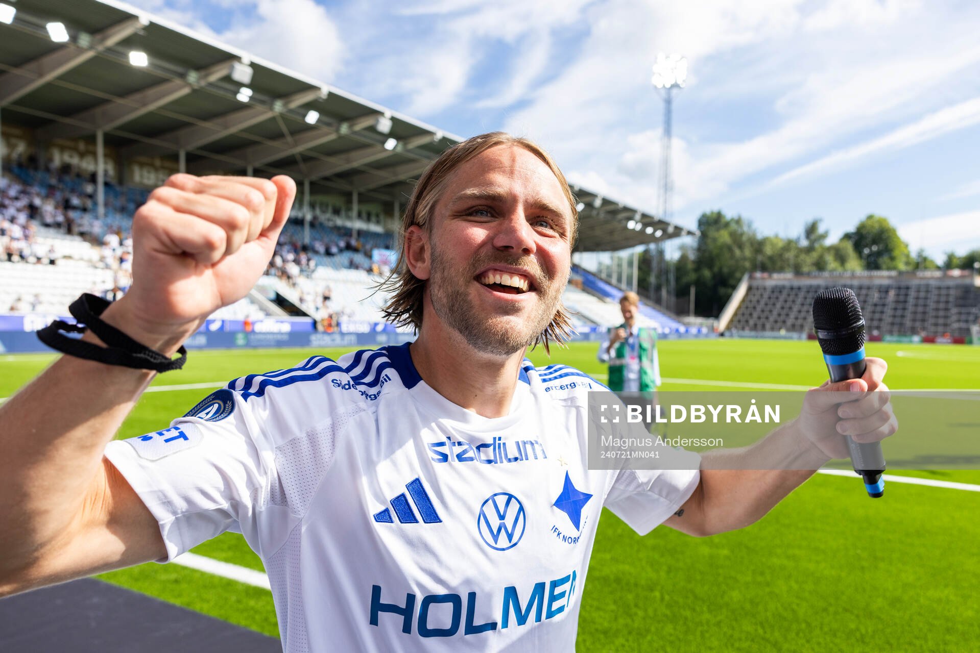 IFK Norrköpings Christoffer Nyman jublar