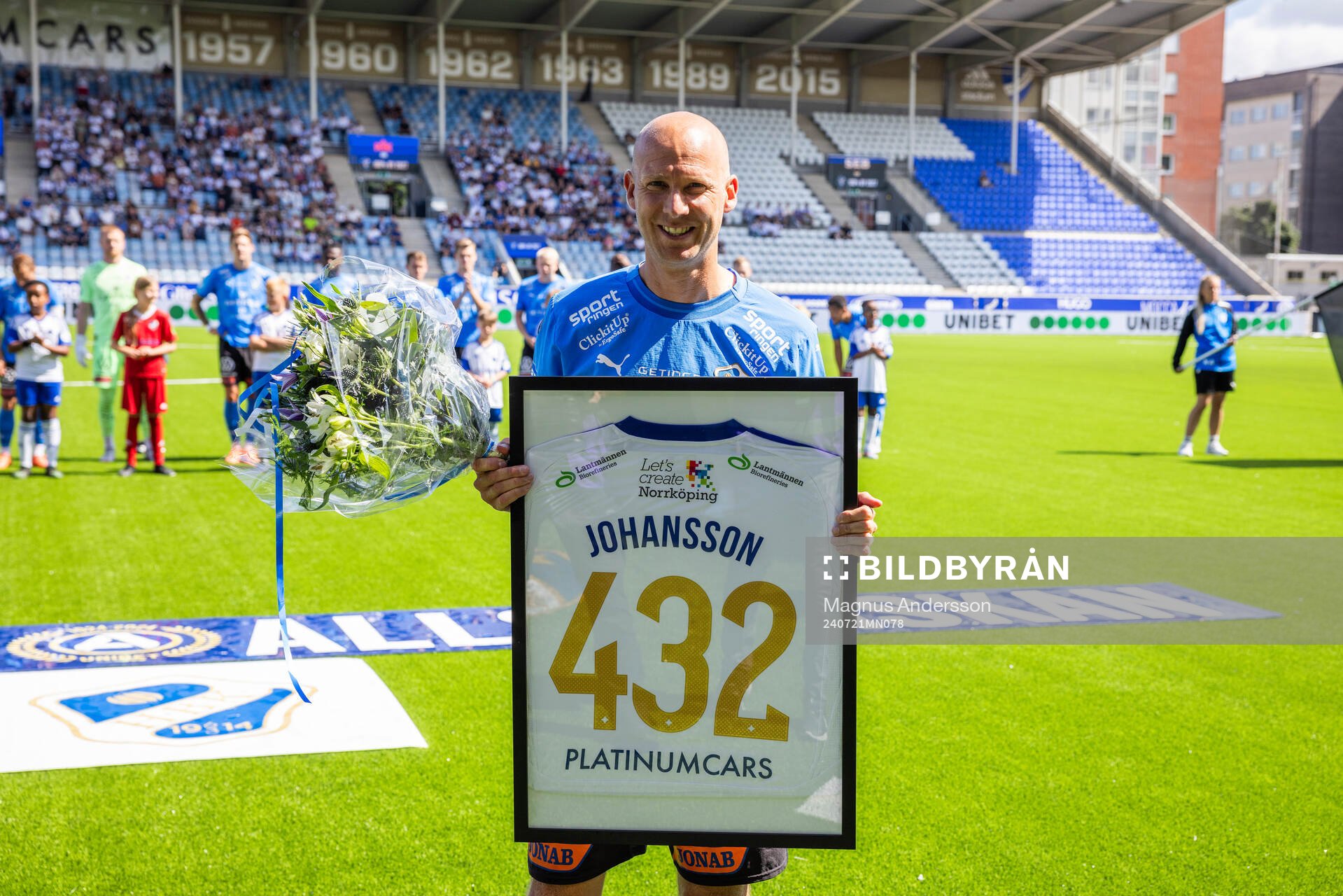 Halmstads Andreas Johansson uppmärksammas