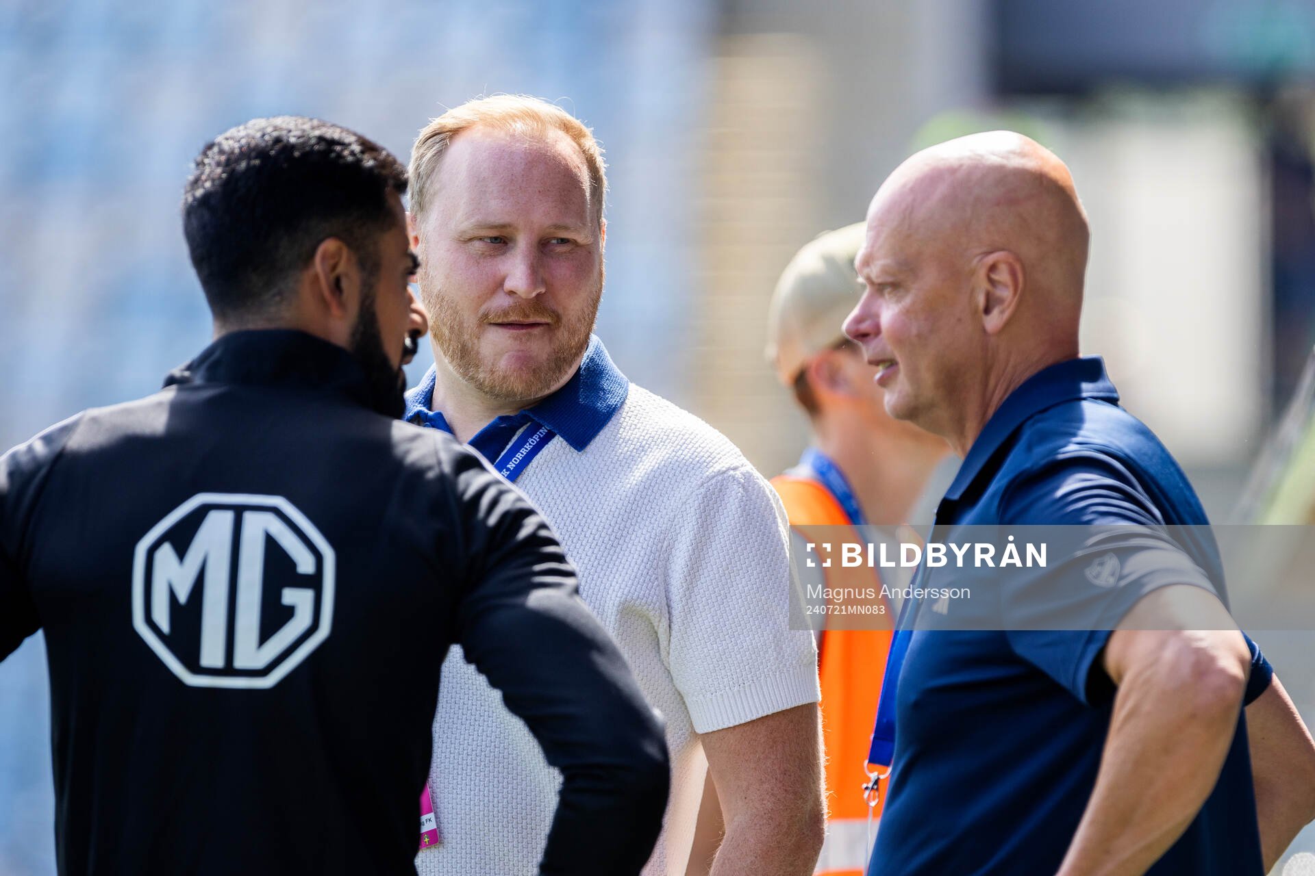 IFK Norrköpings ordförande Sakarias Mårdh och Sportchef