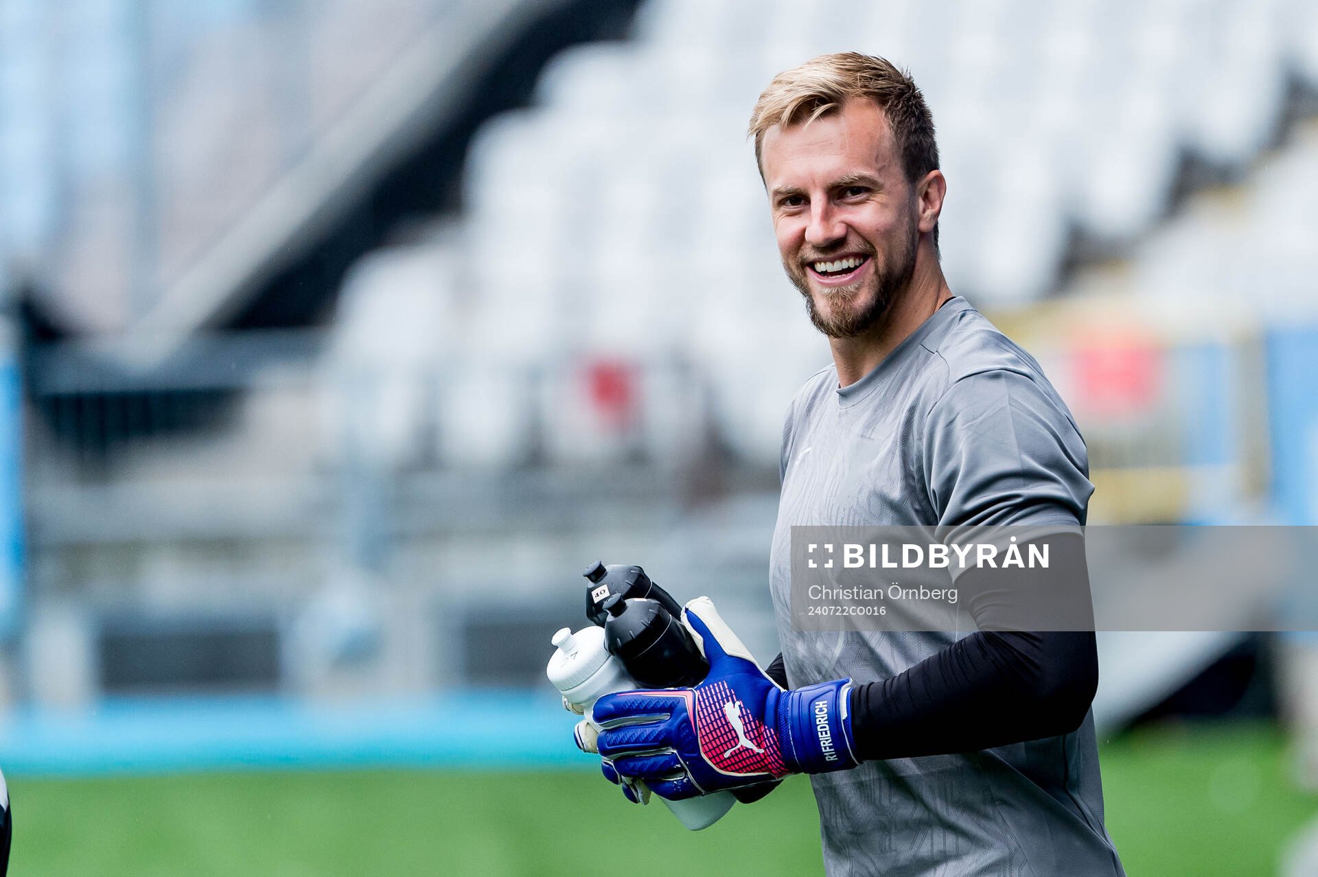 Goalkeeper Ricardo Friedrich of Malmö FF