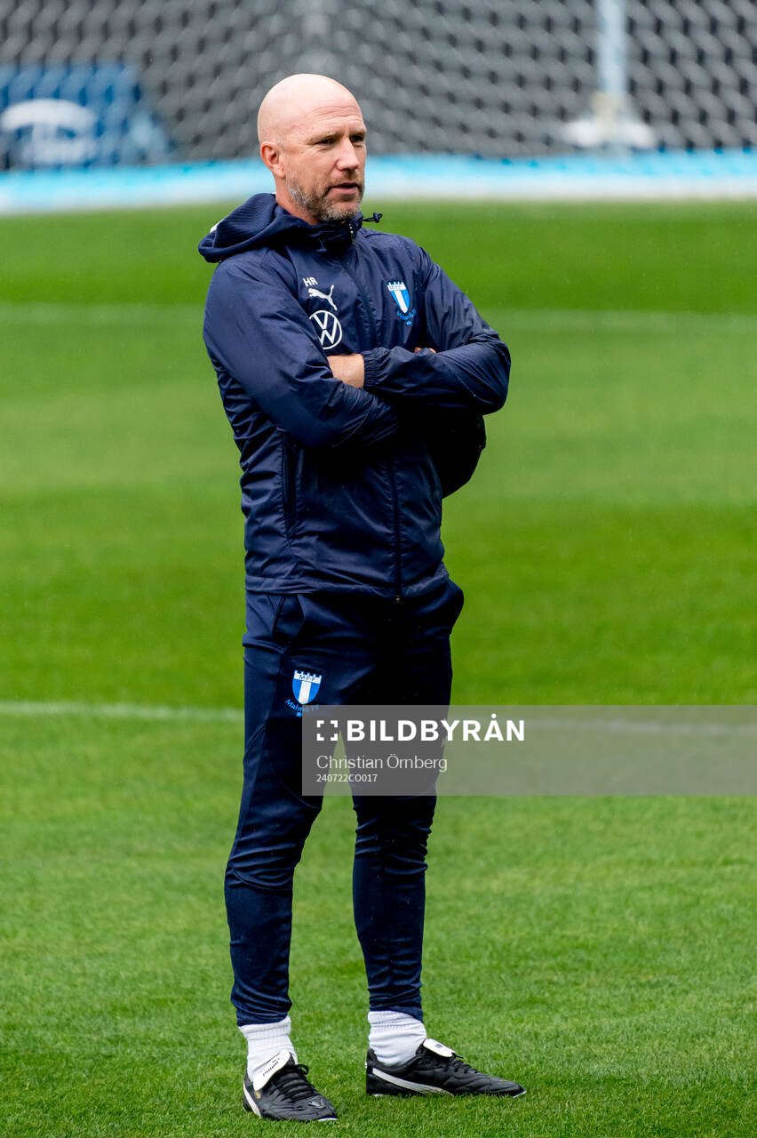 Head coach Henrik Rydström of Malmö FF