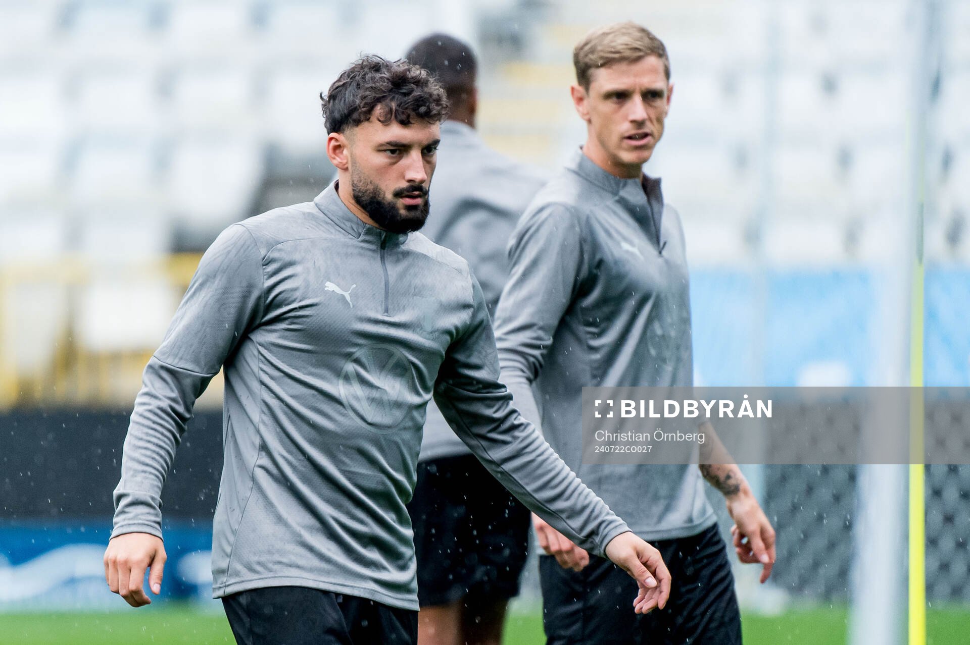 Sead Haksabanovic and Søren Rieks of Malmö FF