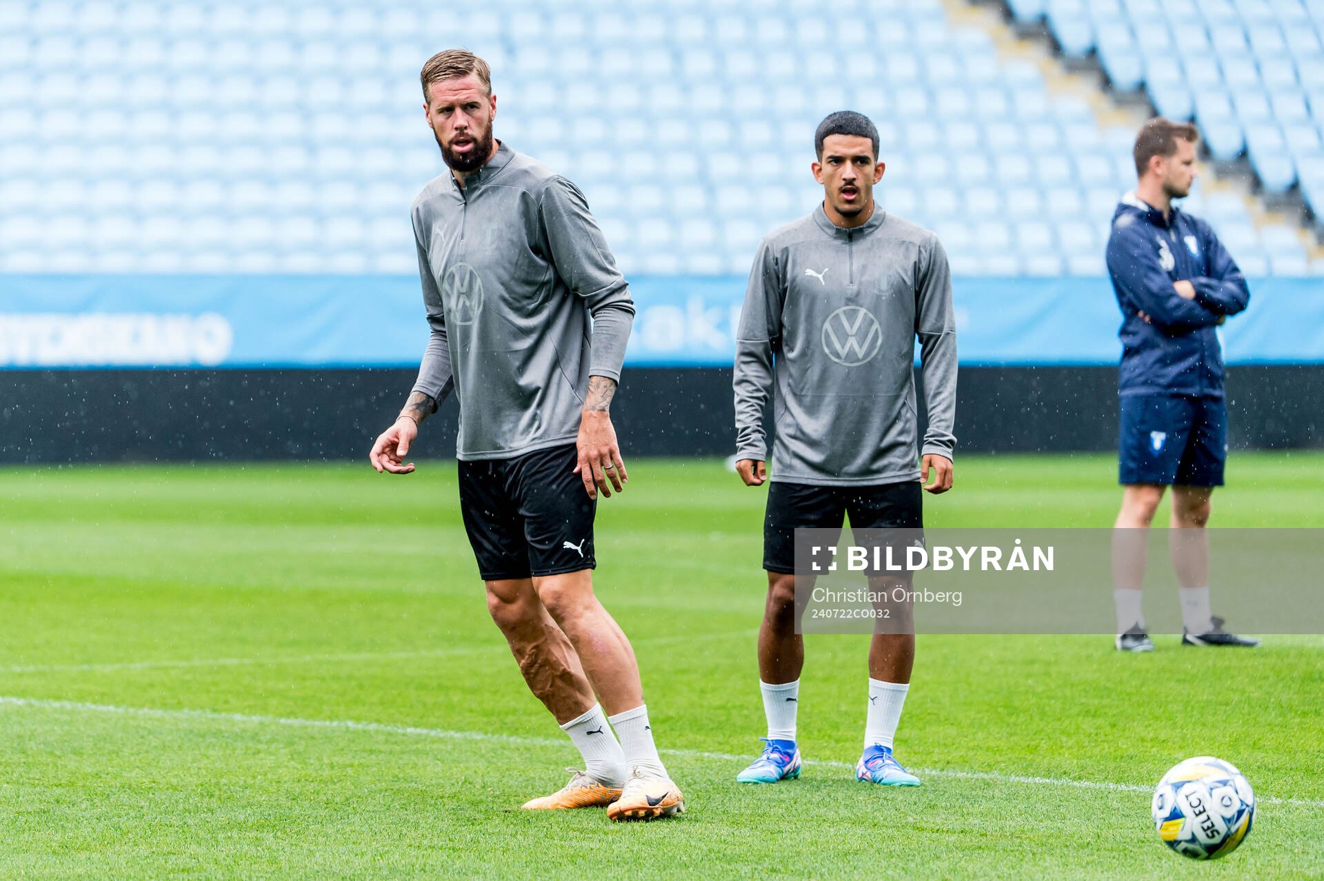 Pontus Jansson and Adrian Skogmar of Malmö FF