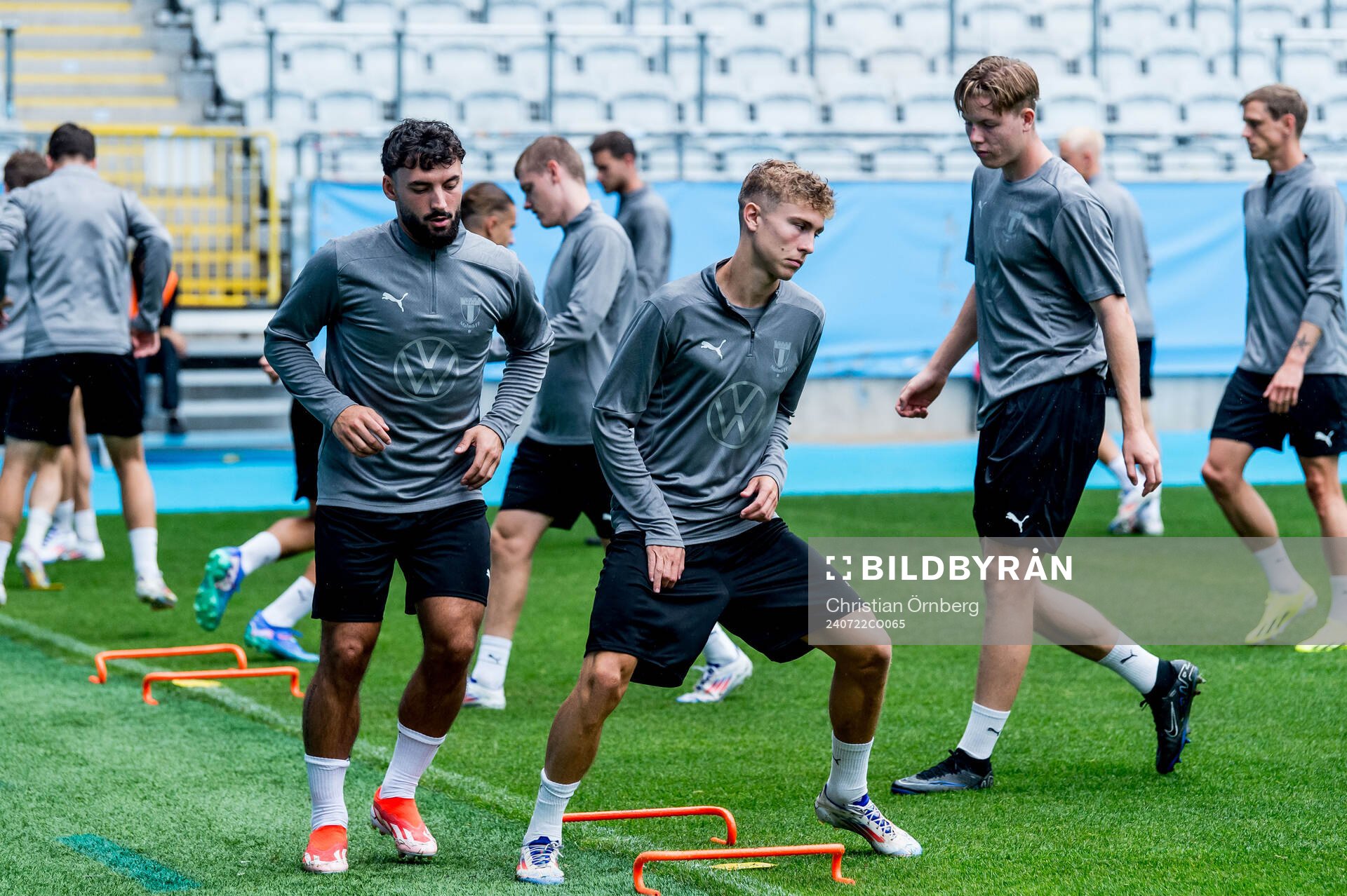 Sead Haksabanovic and Hugo Bolin of Malmö FF