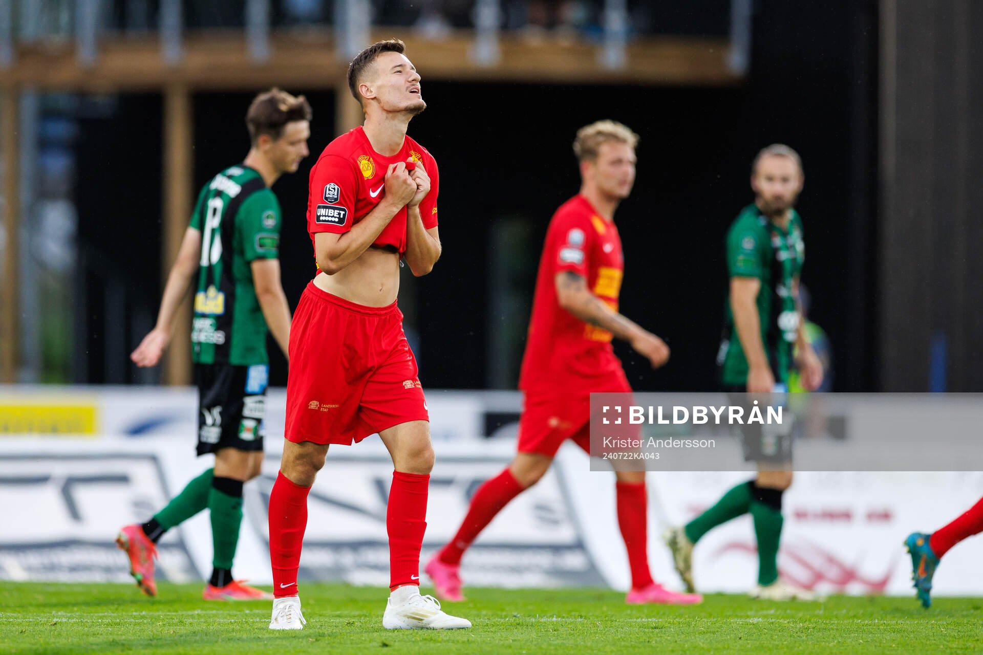 Landskronas Robin Dzabic deppar