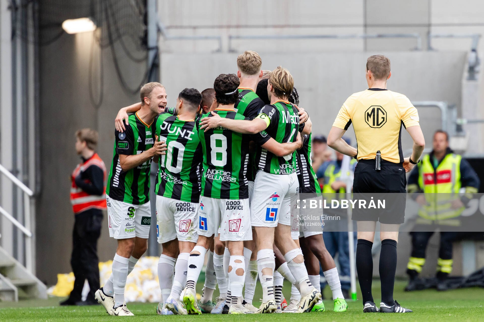 GAIS spelare jublar