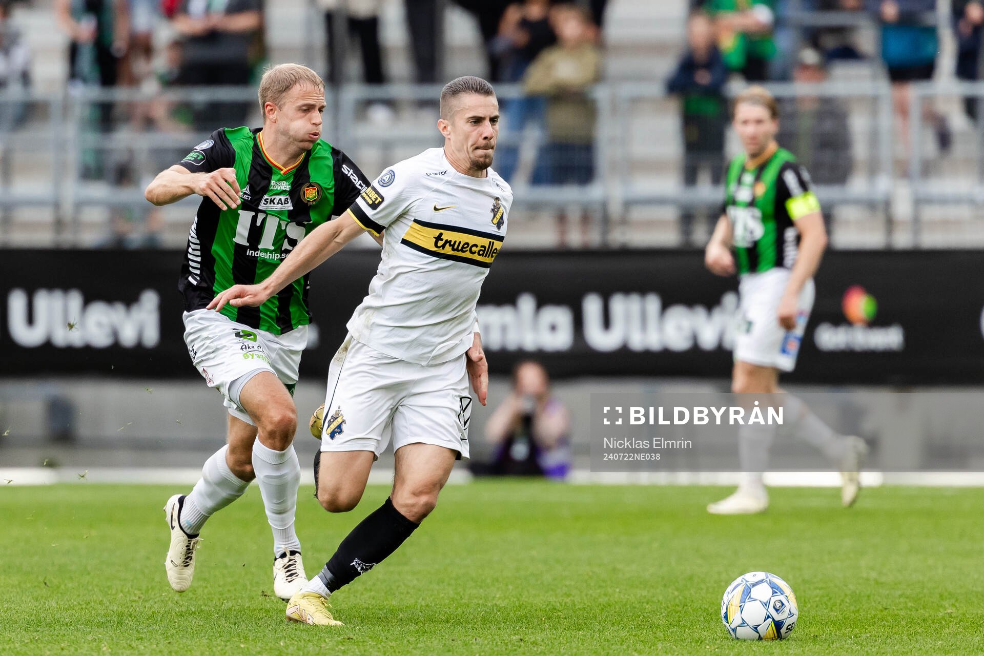 GAIS Lucas Hedlund och AIKs Dino Besirovic