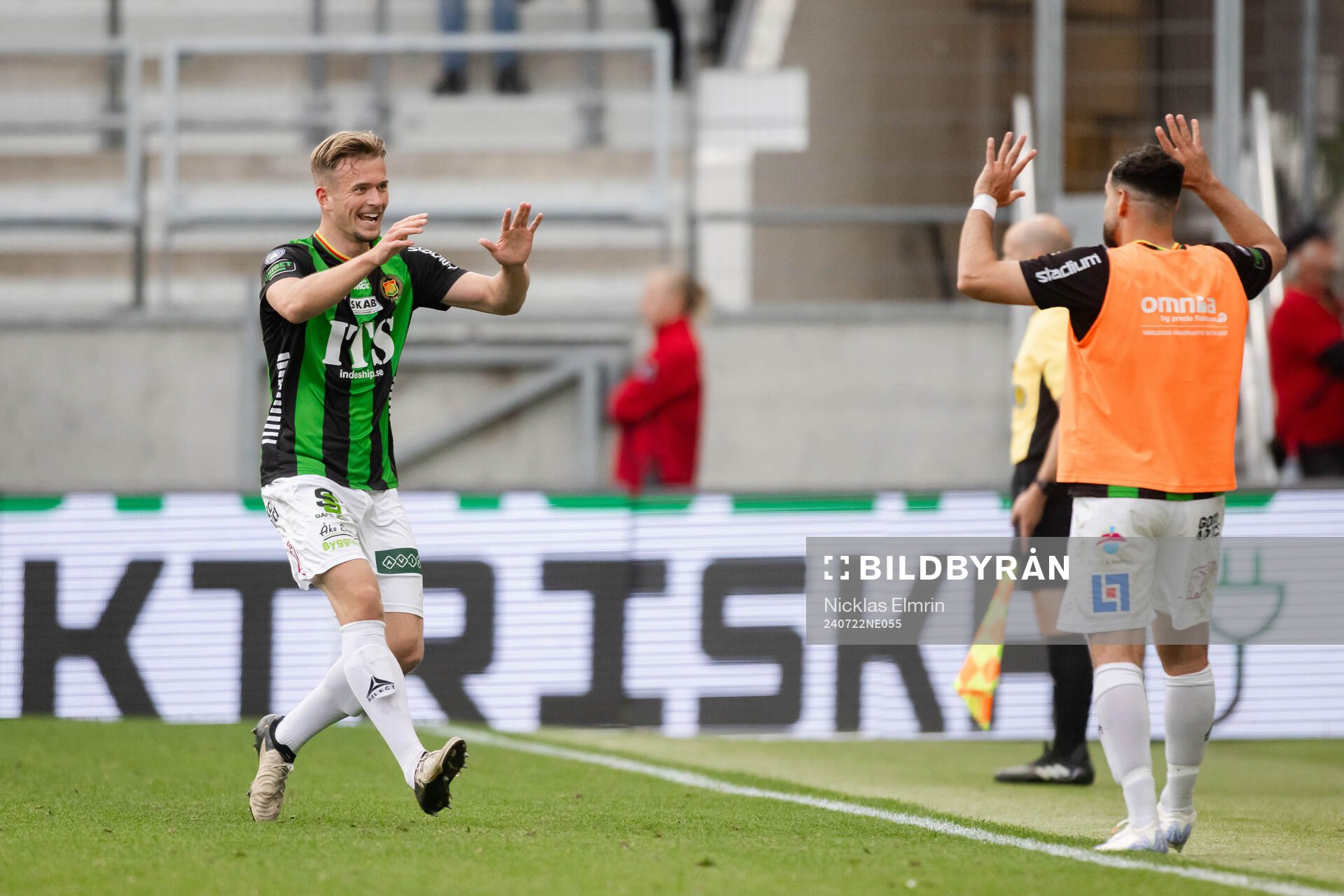 GAIS Alexander Ahl Holmström jublar