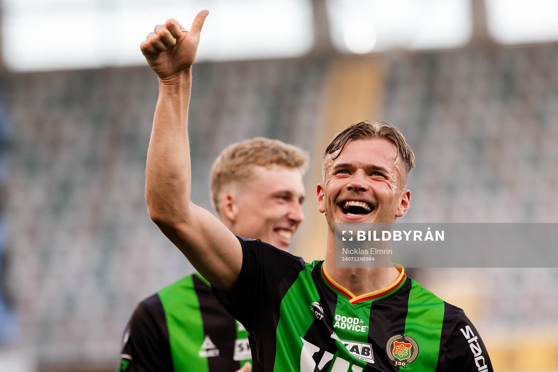 GAIS Alexander Ahl Holmström jublar
