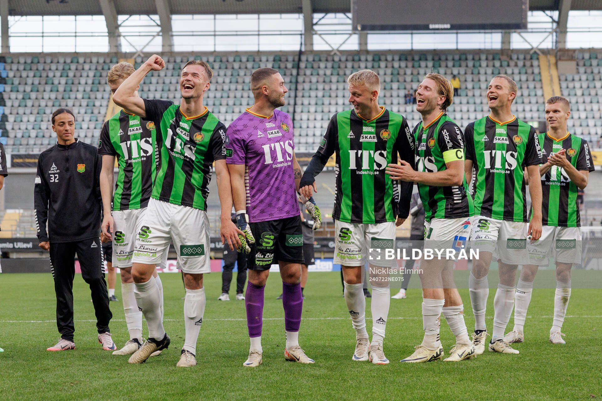 GAISs Alexander Ahl Holmström jublar