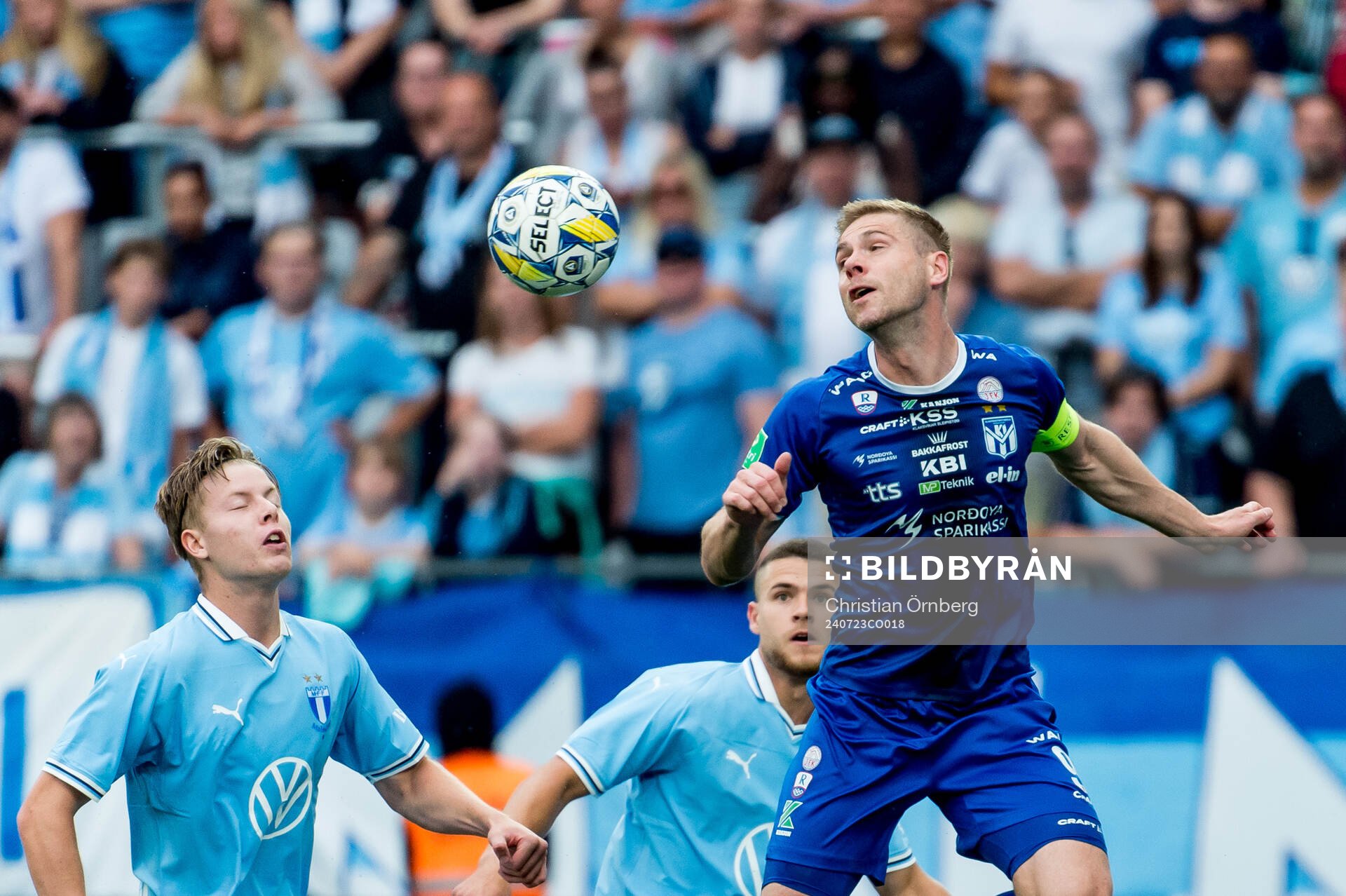 Pall Klettskard of Klaksvik and Nils Zetterström of Malmö