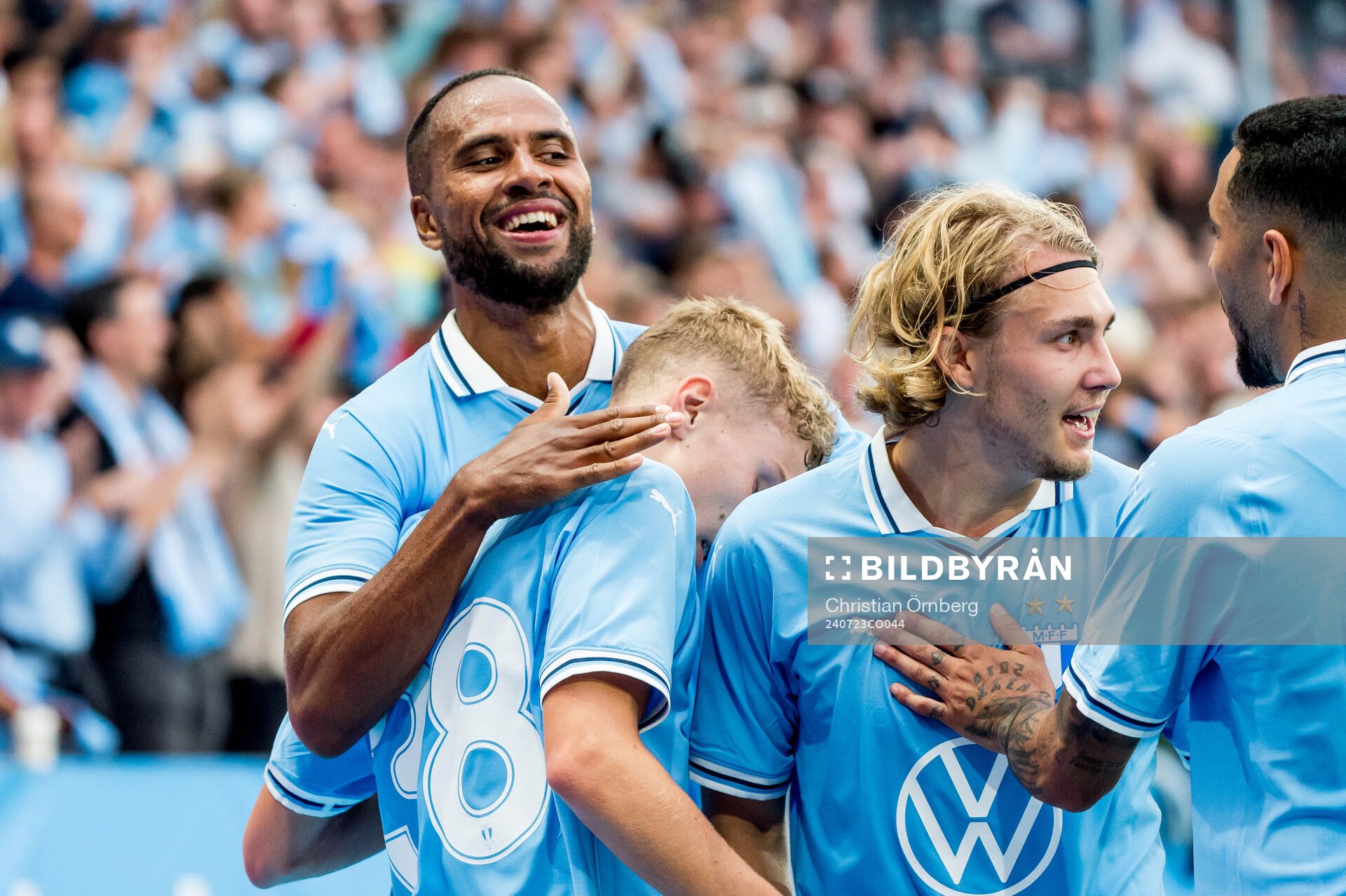 Isaac Kiese Thelin, Hugo Bolin, and Sebastian Nanasi of
