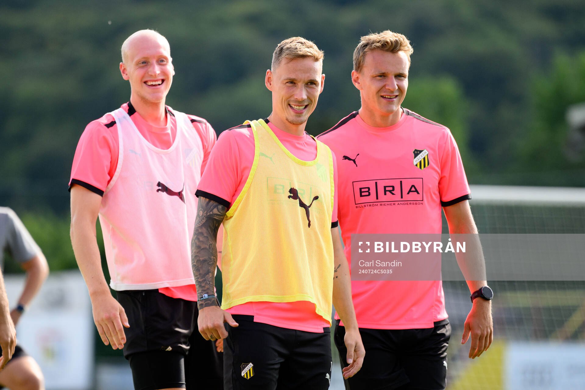 Valgeir Fridriksson, Jacob Barret Laursen and Marius Lode