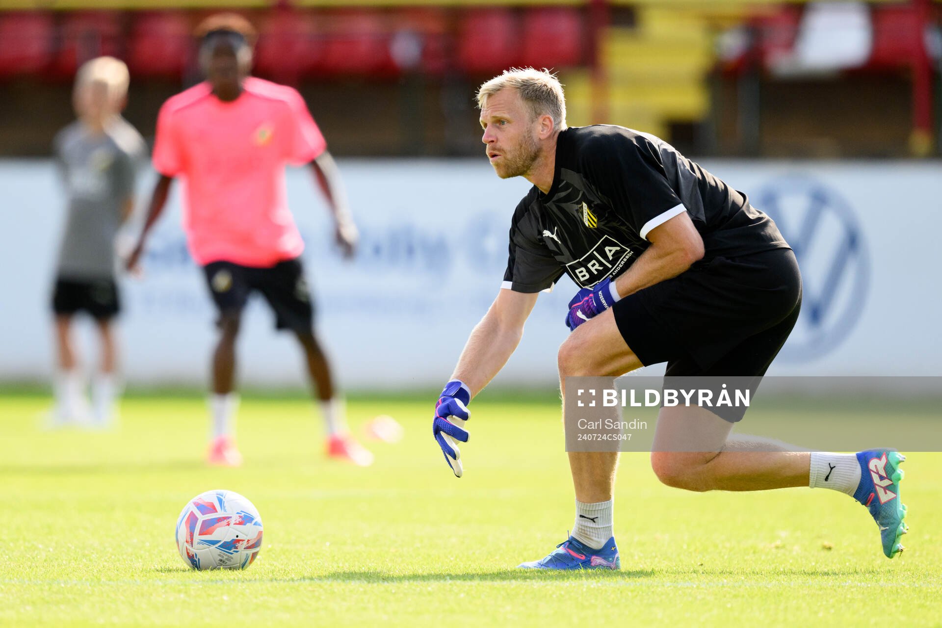 Goalkeeper Peter Abrahamsson