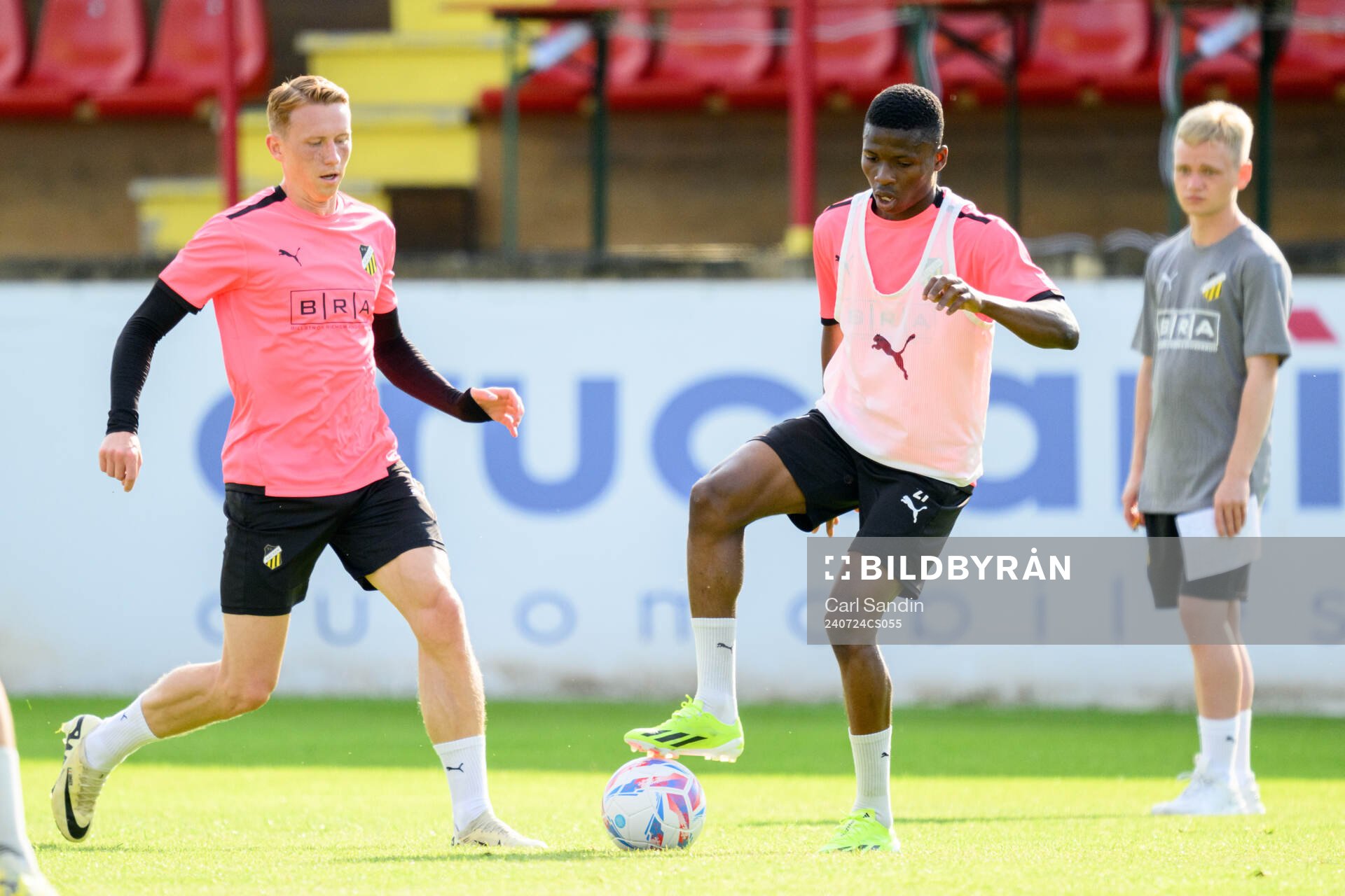 Julius Lindberg and Akoua Romeo Amane