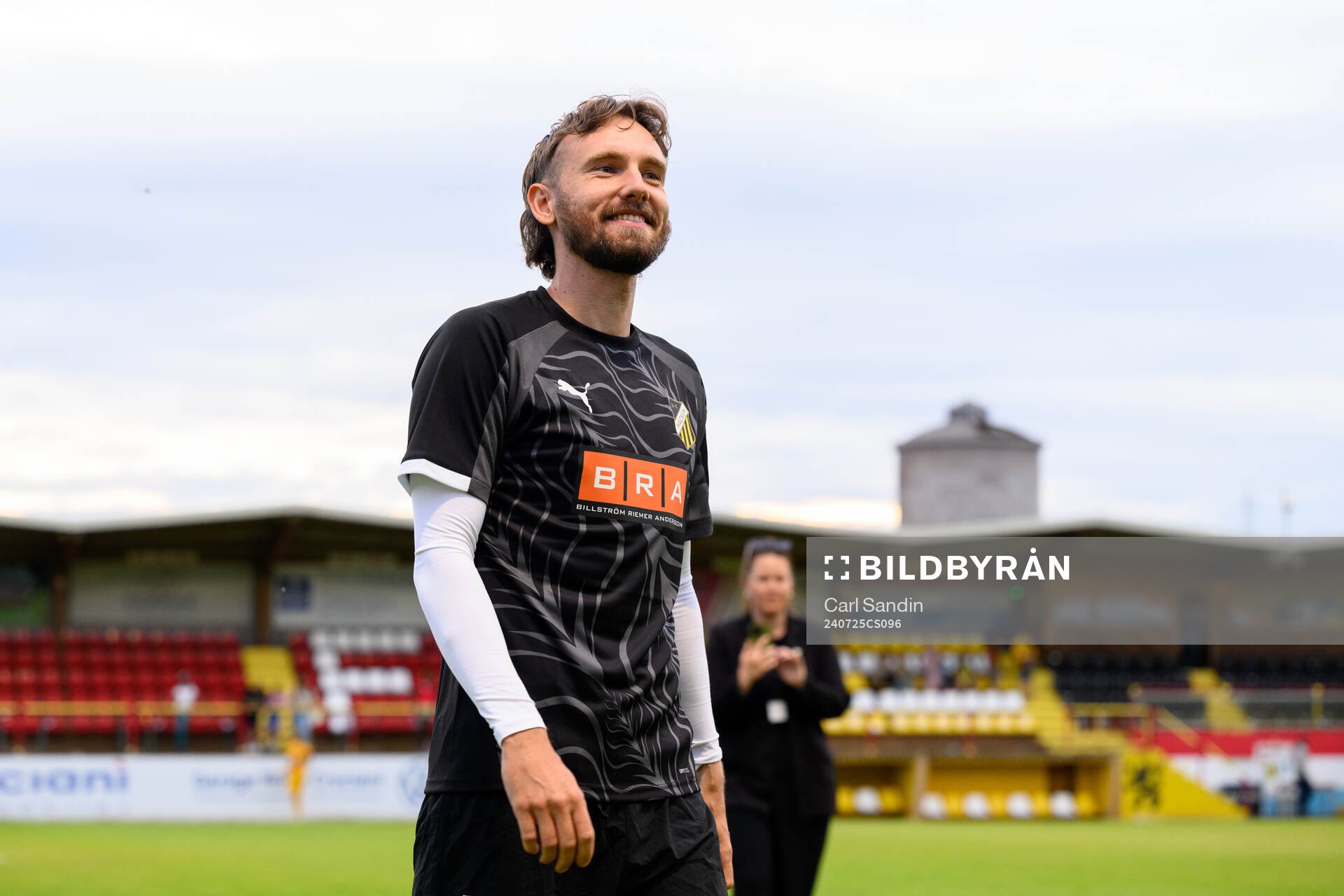 Simon Sandberg of Häcken celebraters