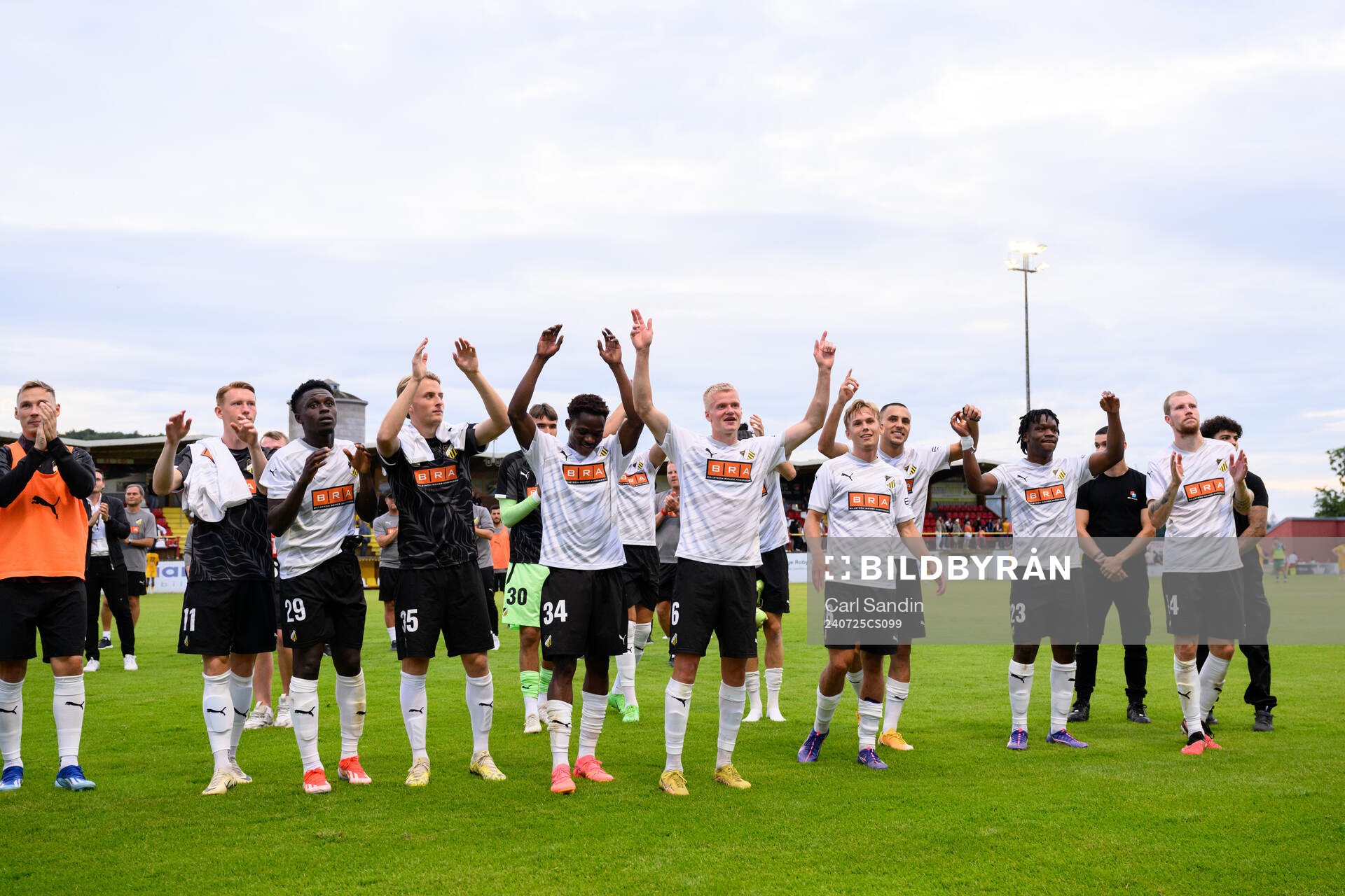 Players of Häcken celebrate