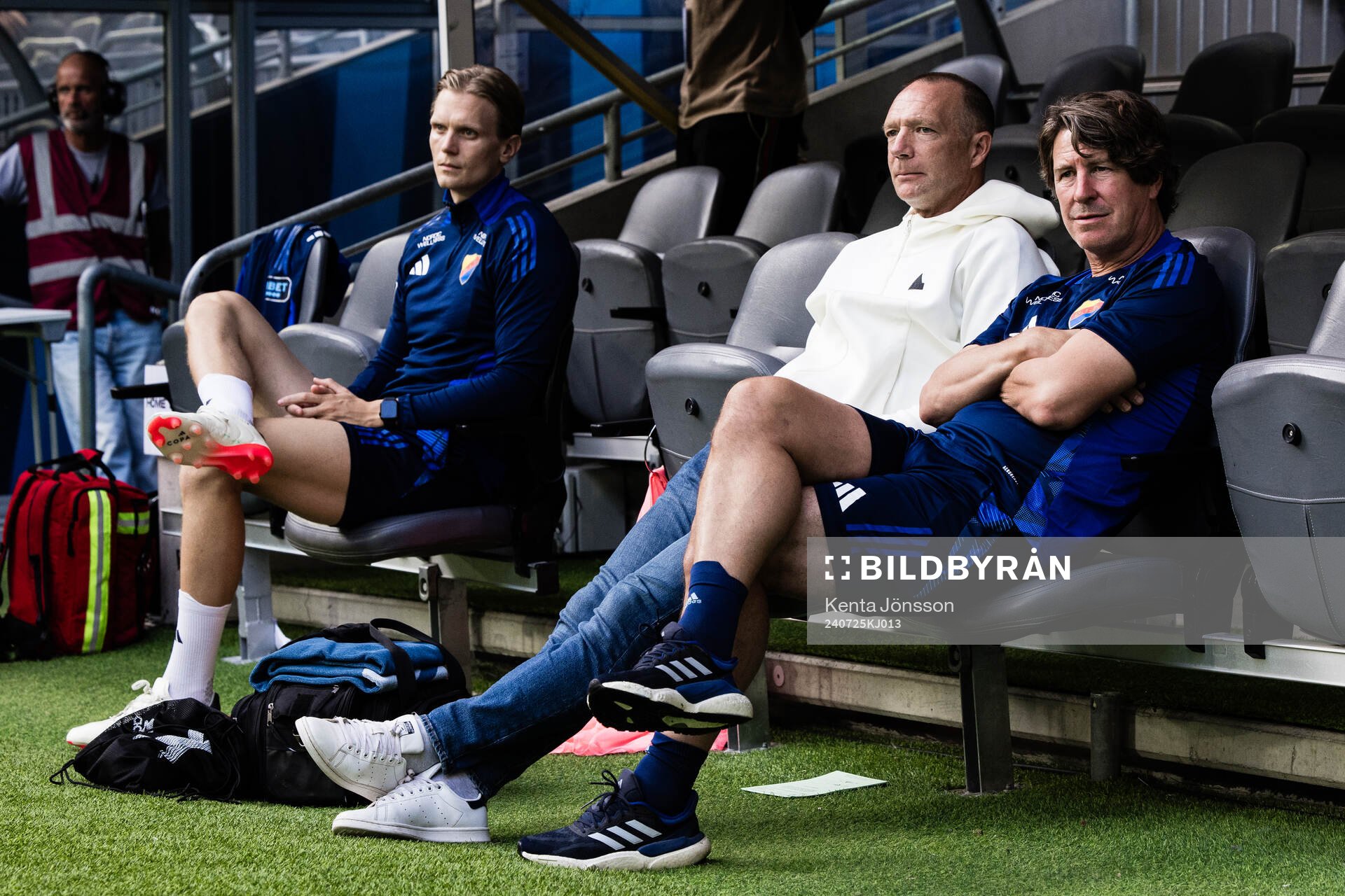 Coach Kim Bergström and coach Thomas Lagerlöf of