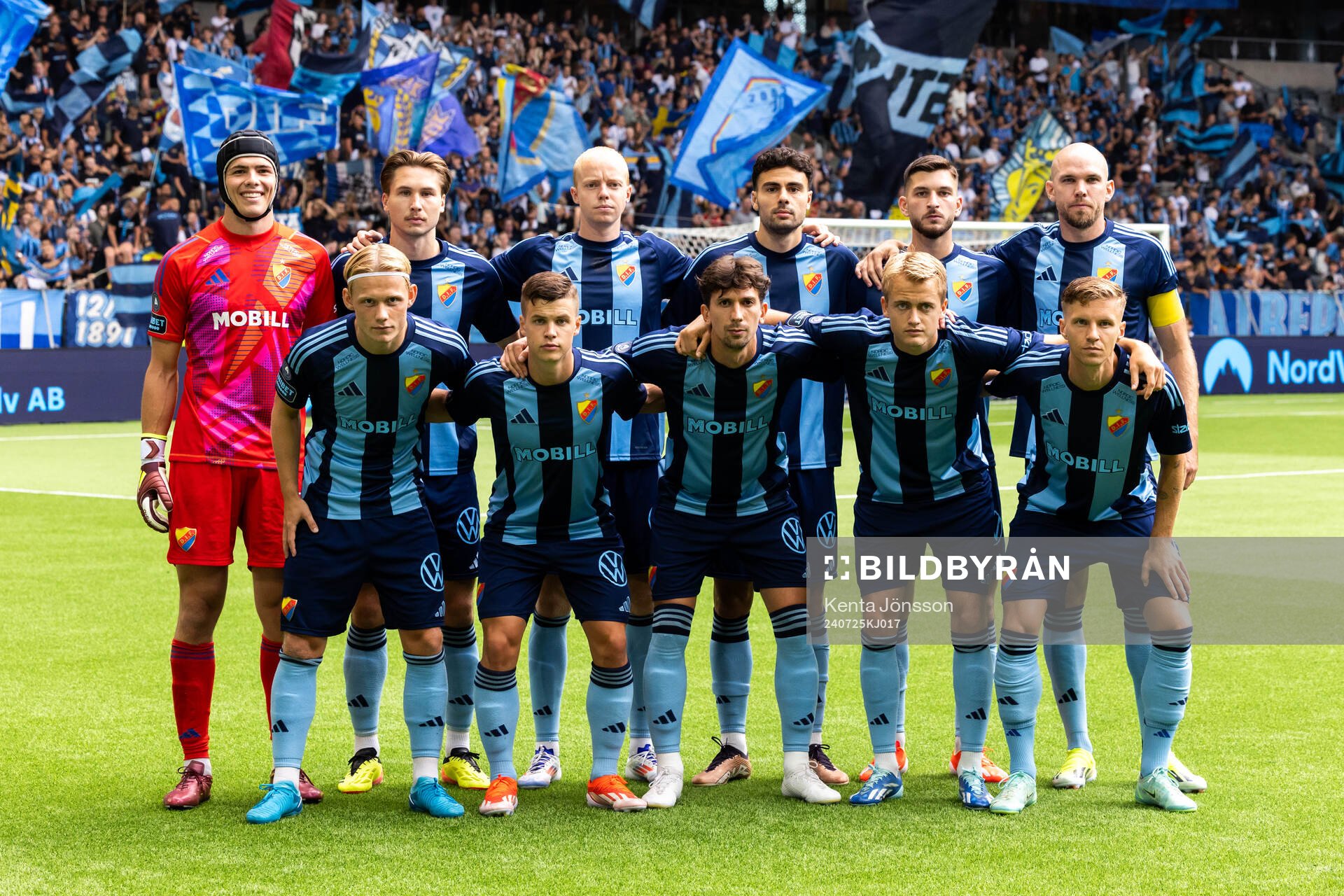 The starting eleven of Djurgården