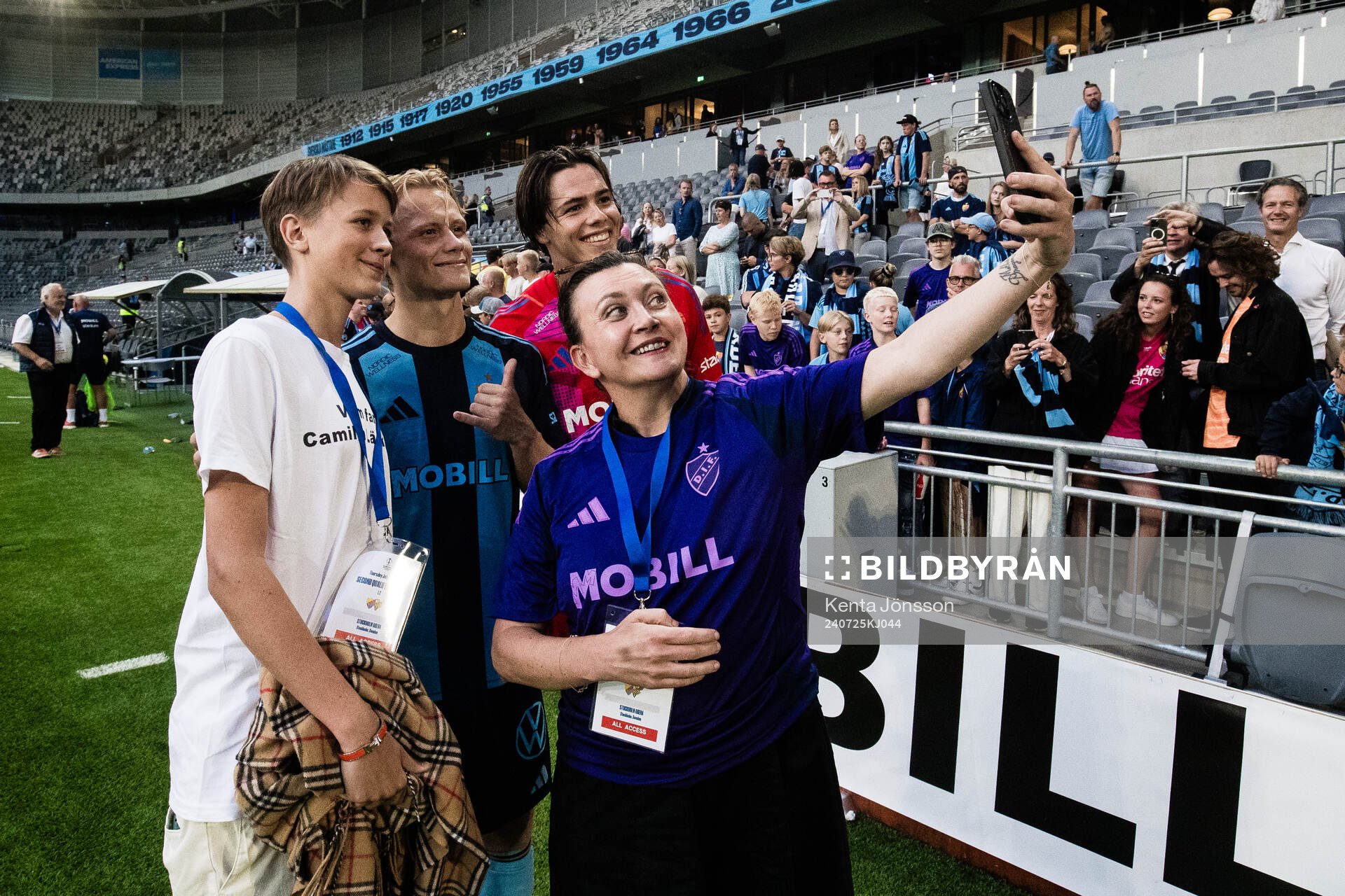 Swedish author Camilla Läckberg with her son Charlie,