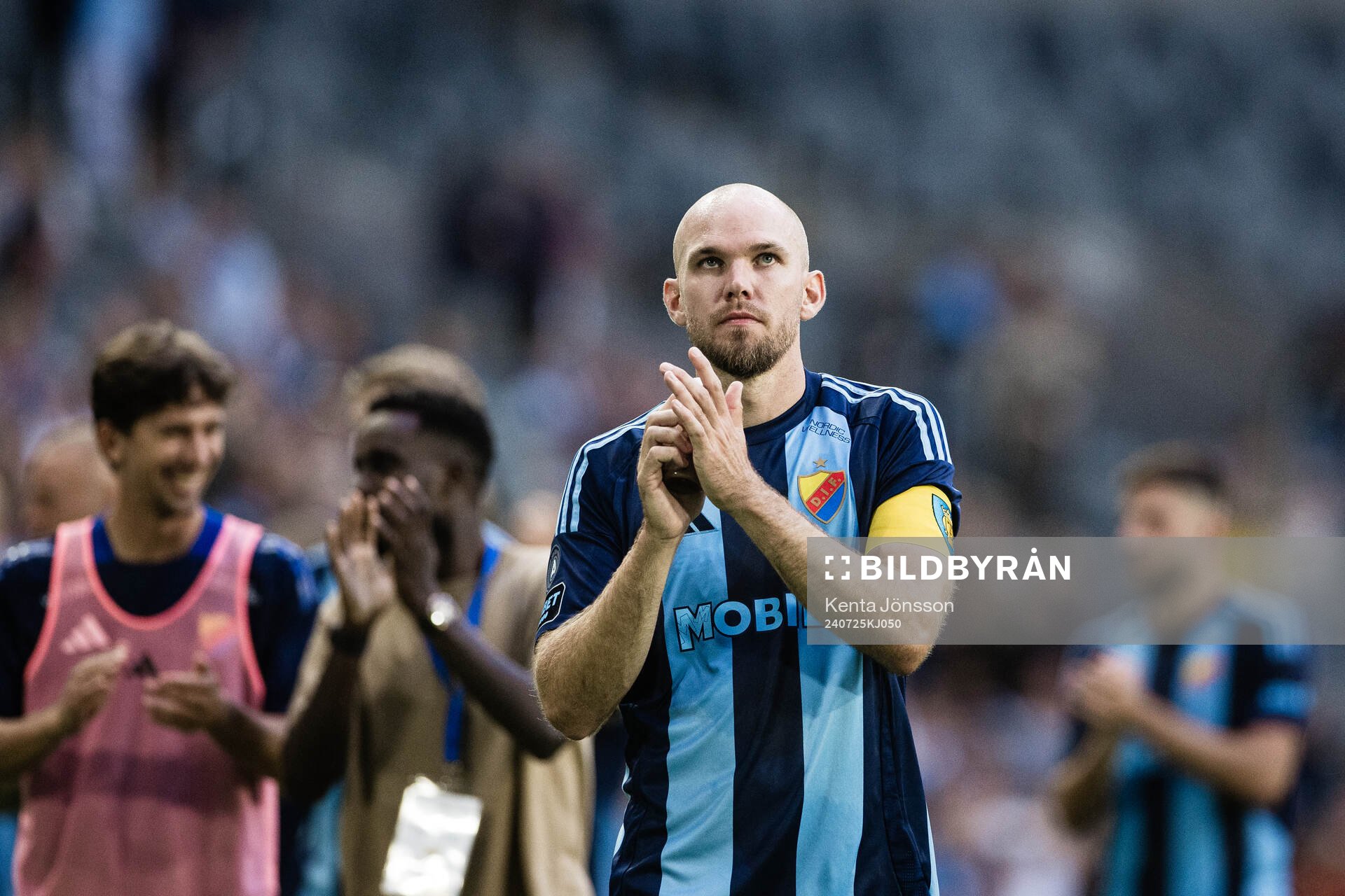 Marcus Danielson of Djurgården celebrates