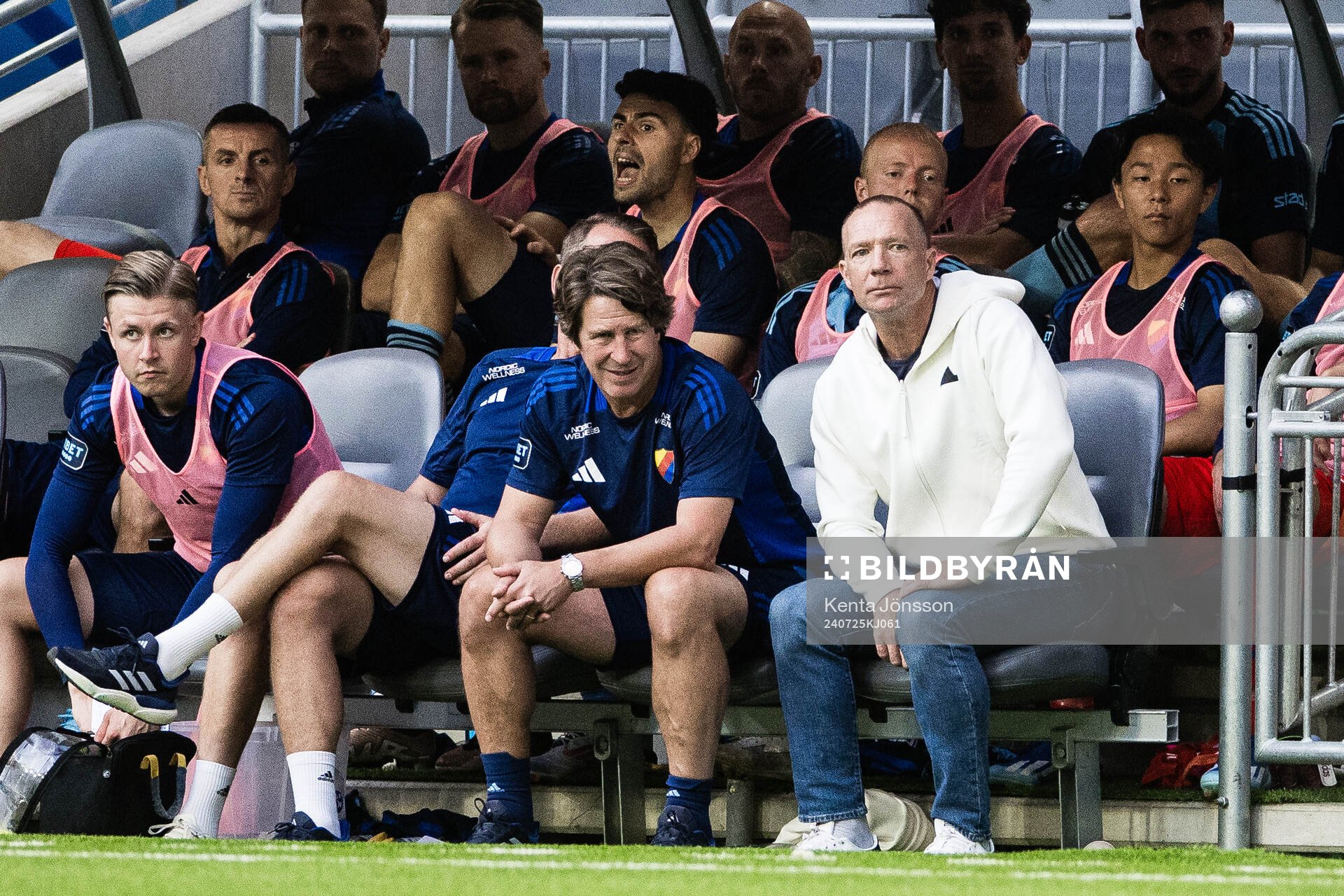 Coach Thomas Lagerlöf and coach Kim Bergström of