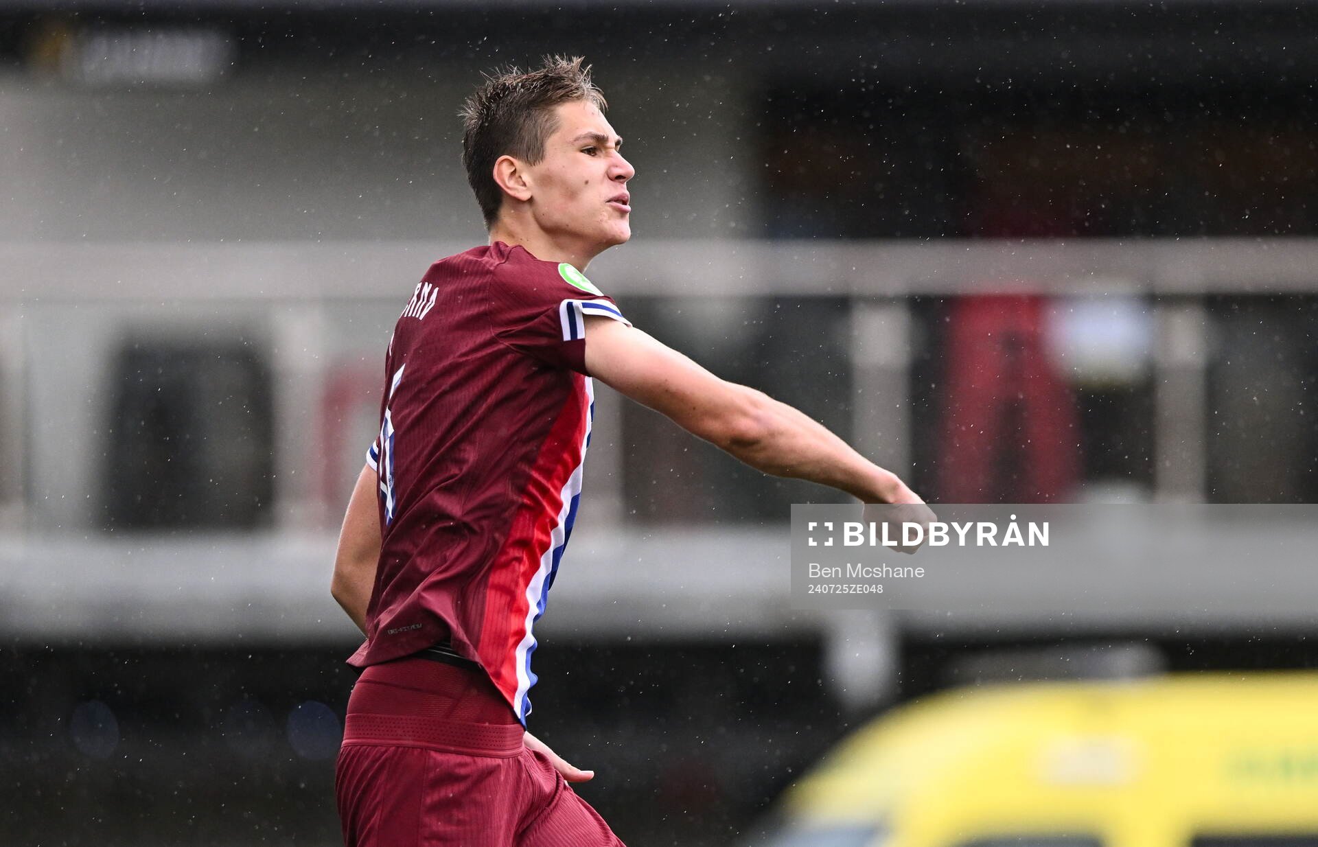 Eivind Helland of Norway celebrates