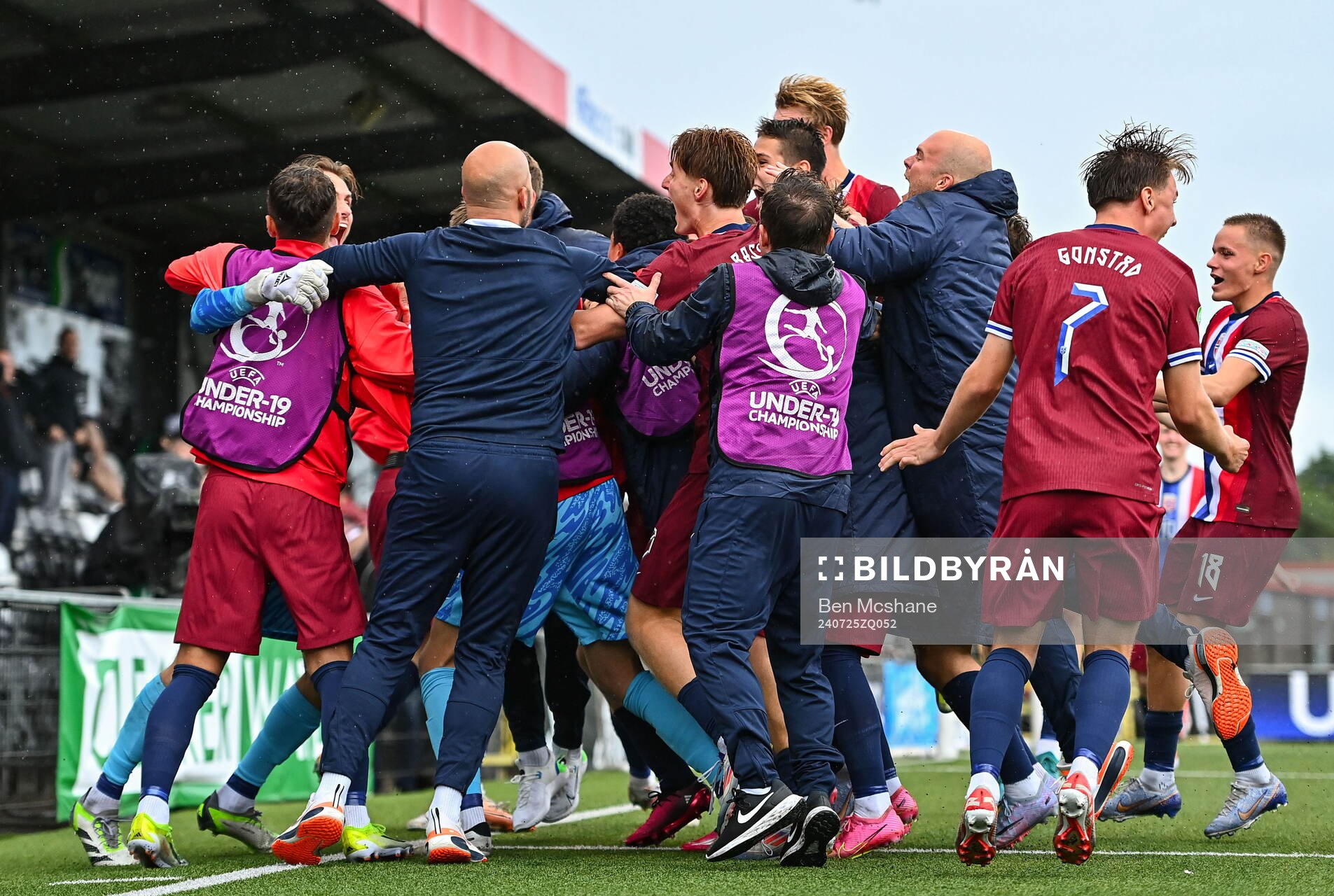 Norway players celebrate