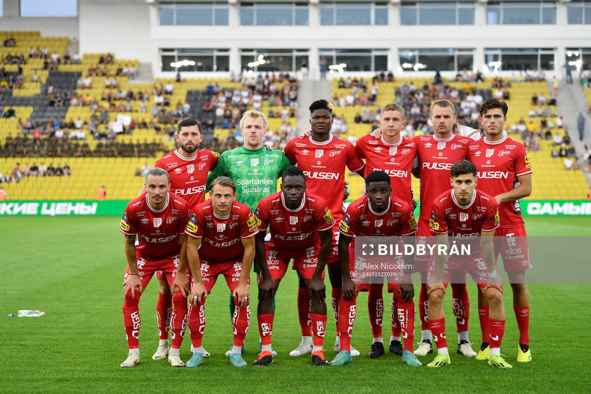 The starting eleven of Elfsborg