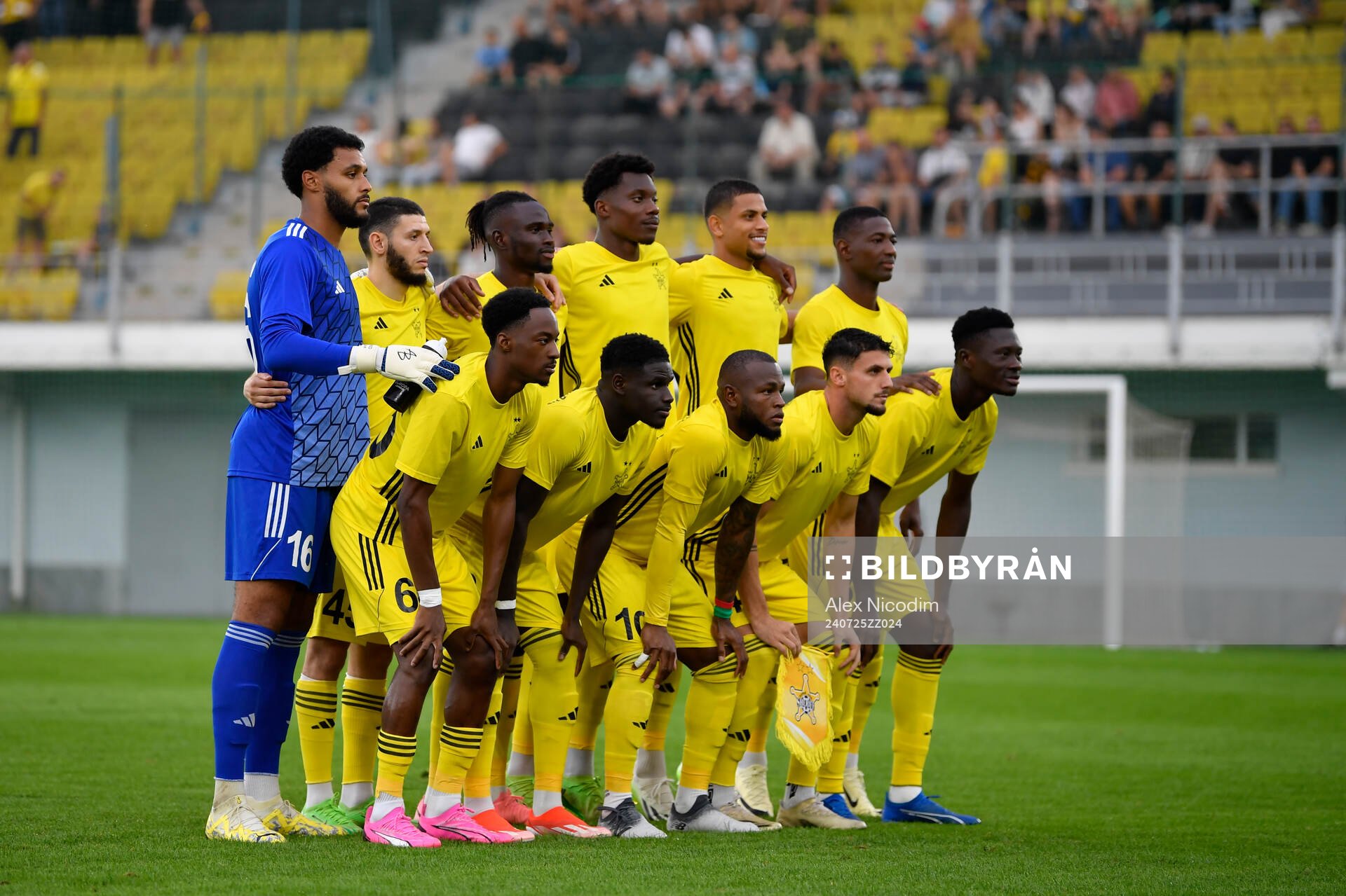 The starting eleven of Sheriff Tiraspol