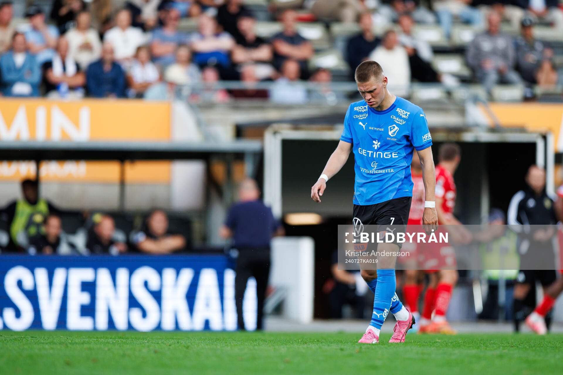 Halmstads Birnir Ingason deppar