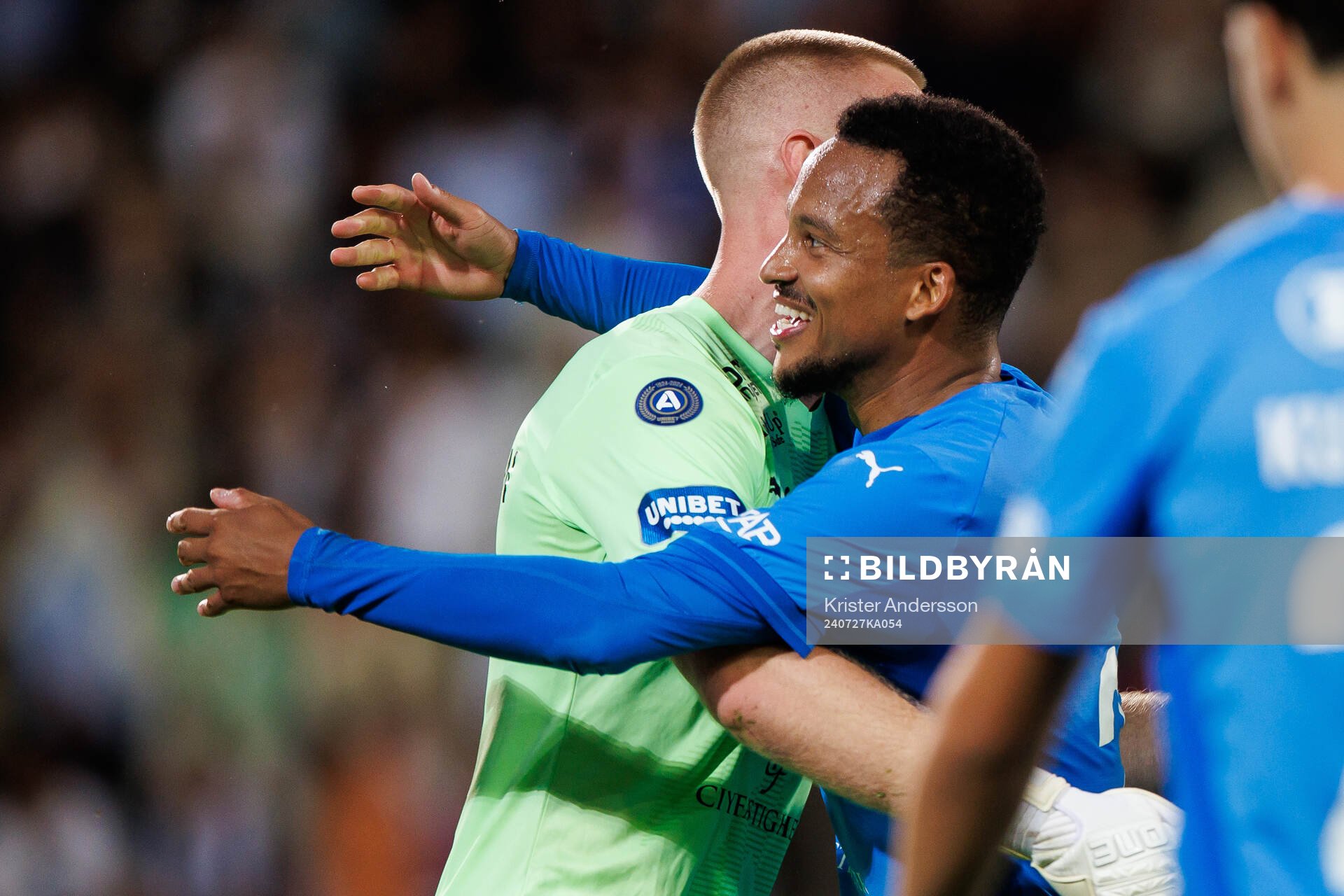 Halmstads Marcus Olsson jublar