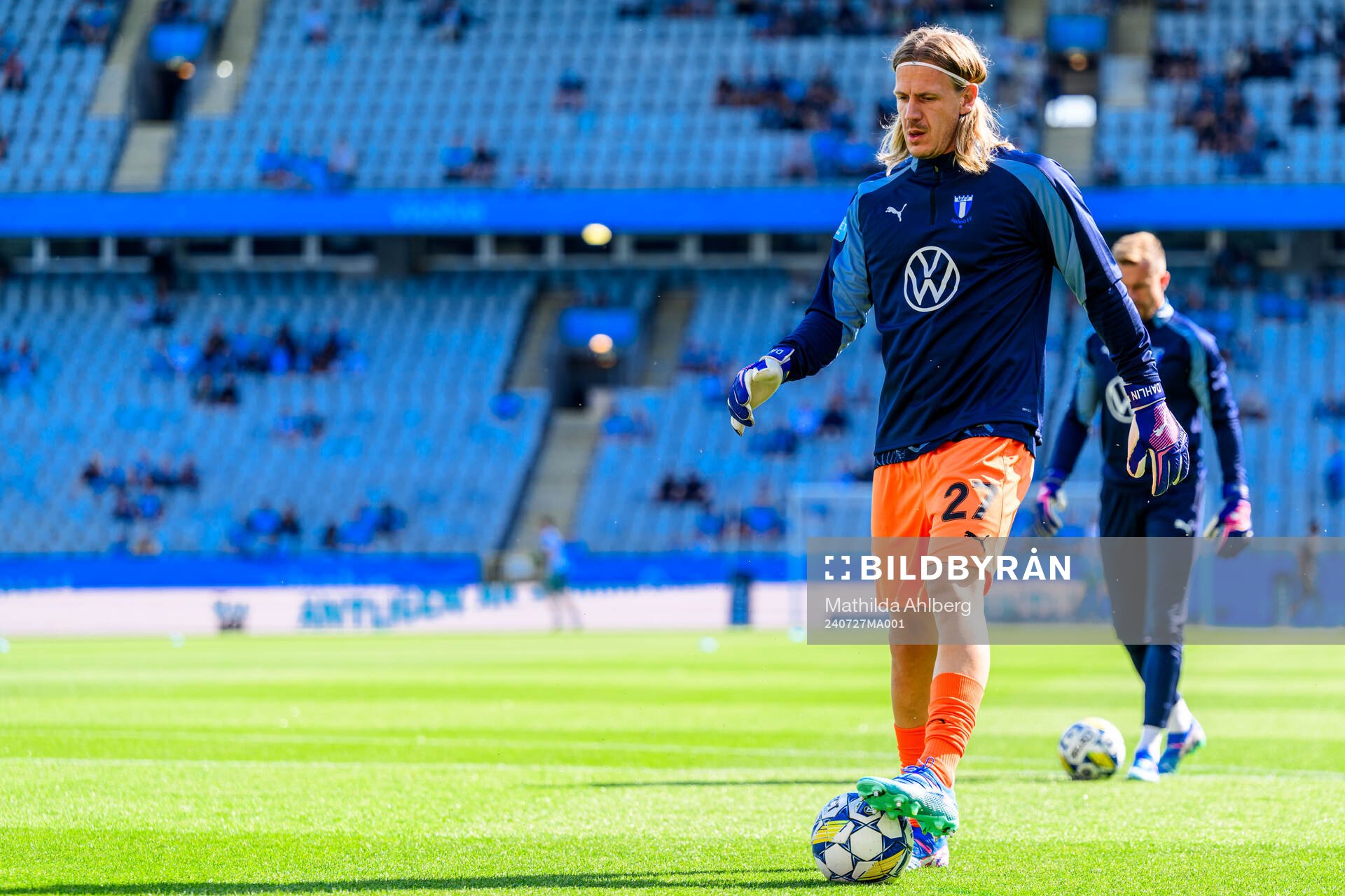 Malmö FFs målvakt Johan Dahlin