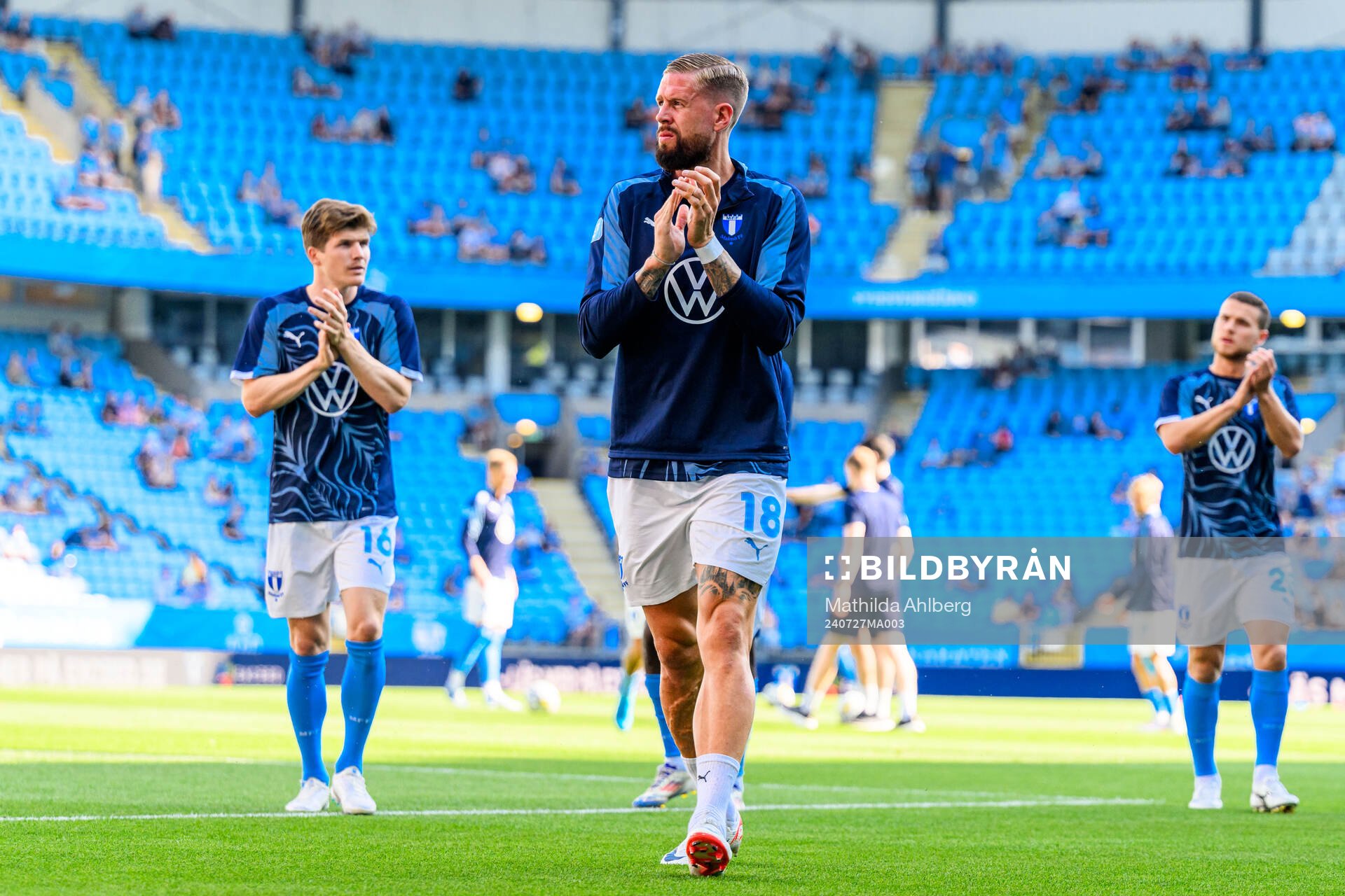Malmö FFs Oliver Berg och Pontus Jansson