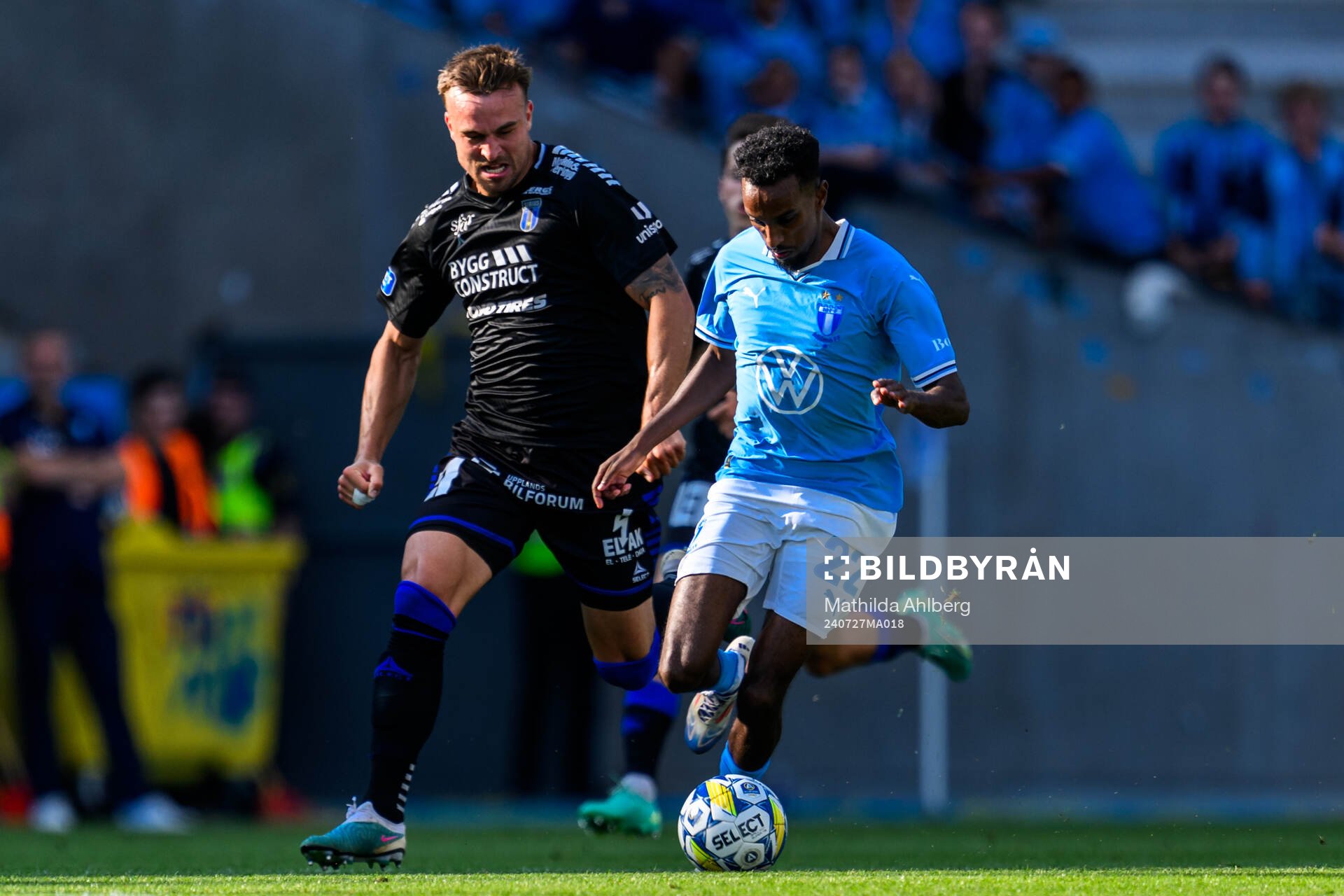 Sirius Henrik Castegren och Malmö FFs Taha Ali