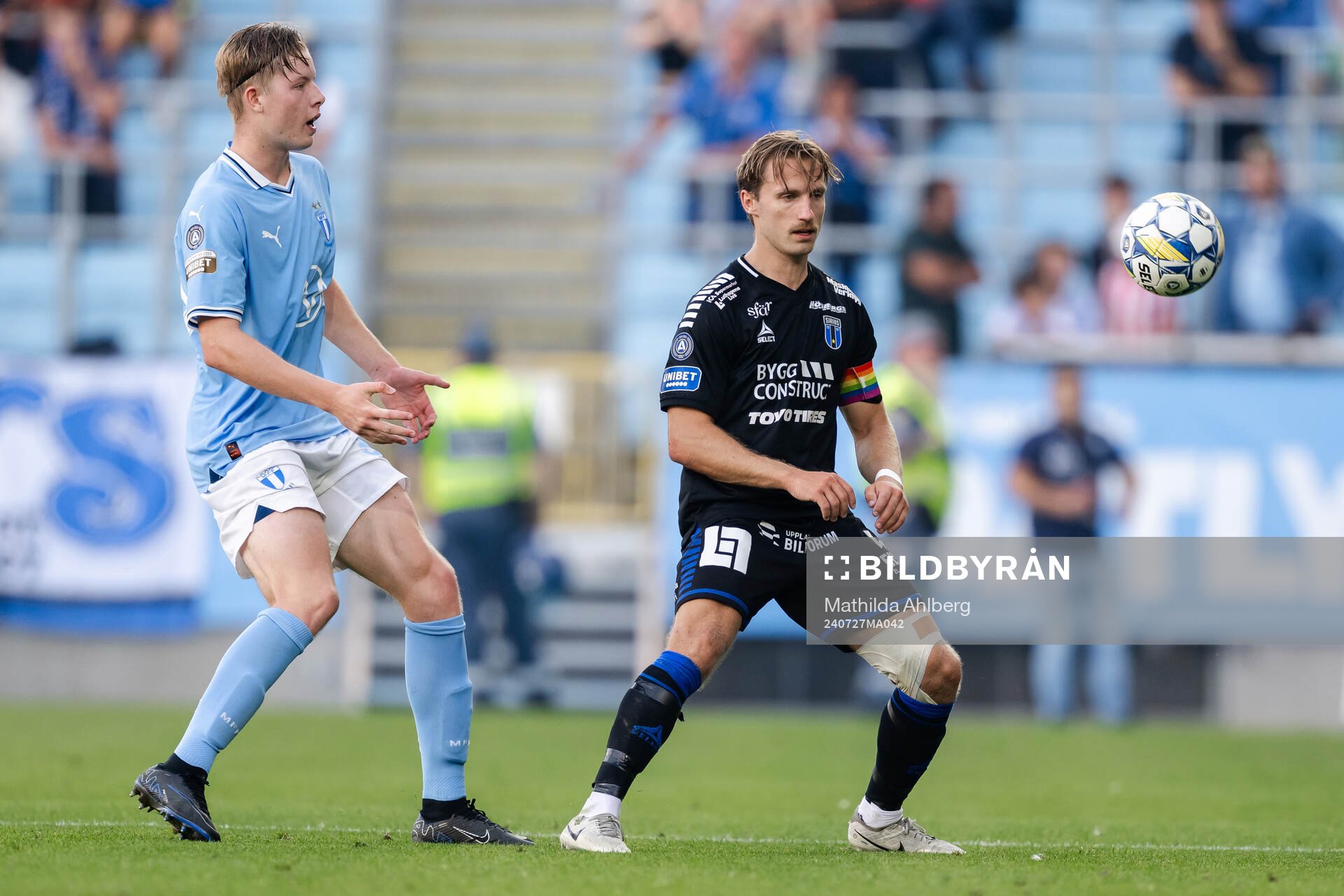 Malmö FFs Nils Zätterström och Sirius Daniel Stensson
