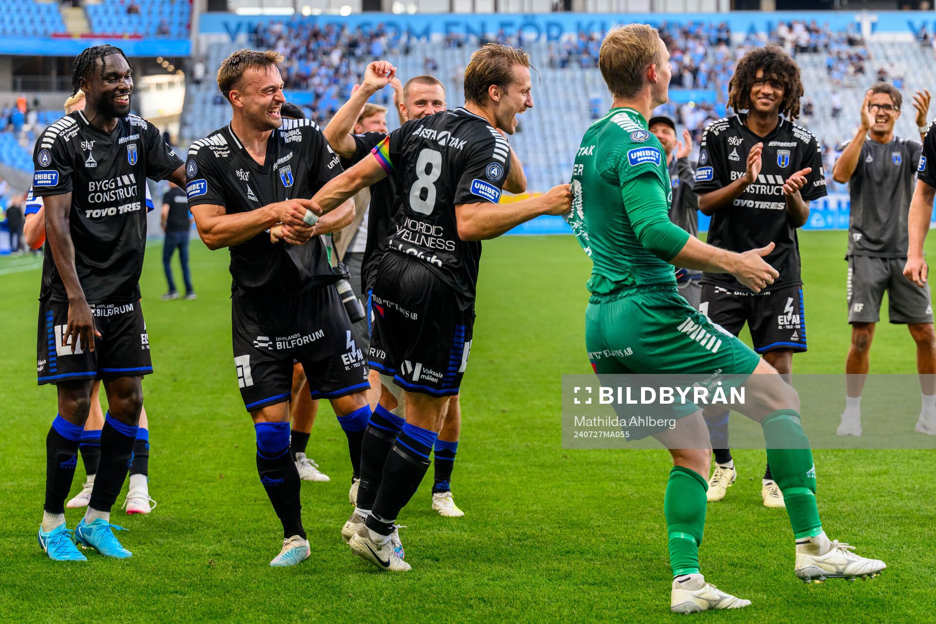 Sirius Henrik Castegren, Daniel Stensson och målvakt Jakob