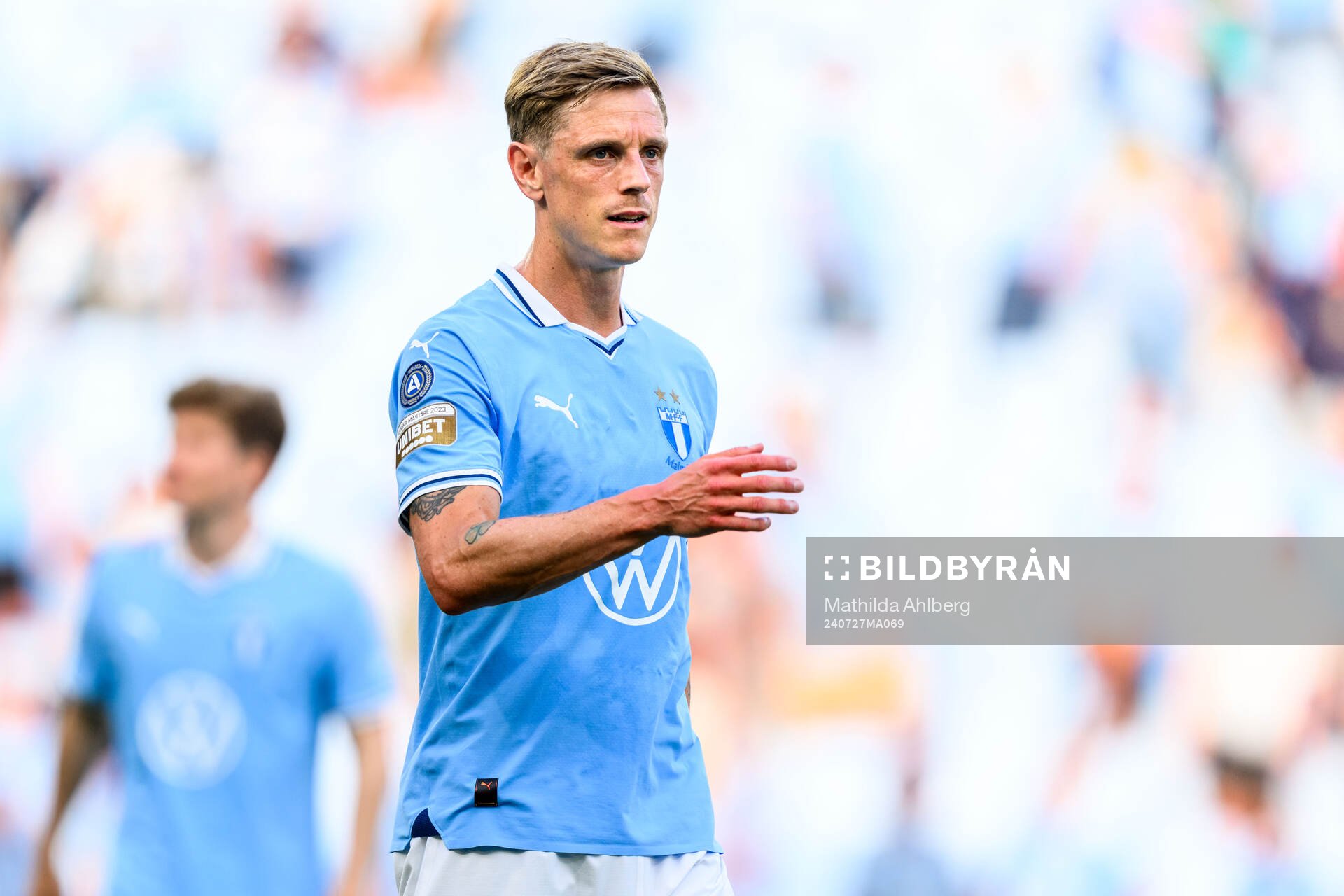 Malmö FFs Søren Rieks deppar